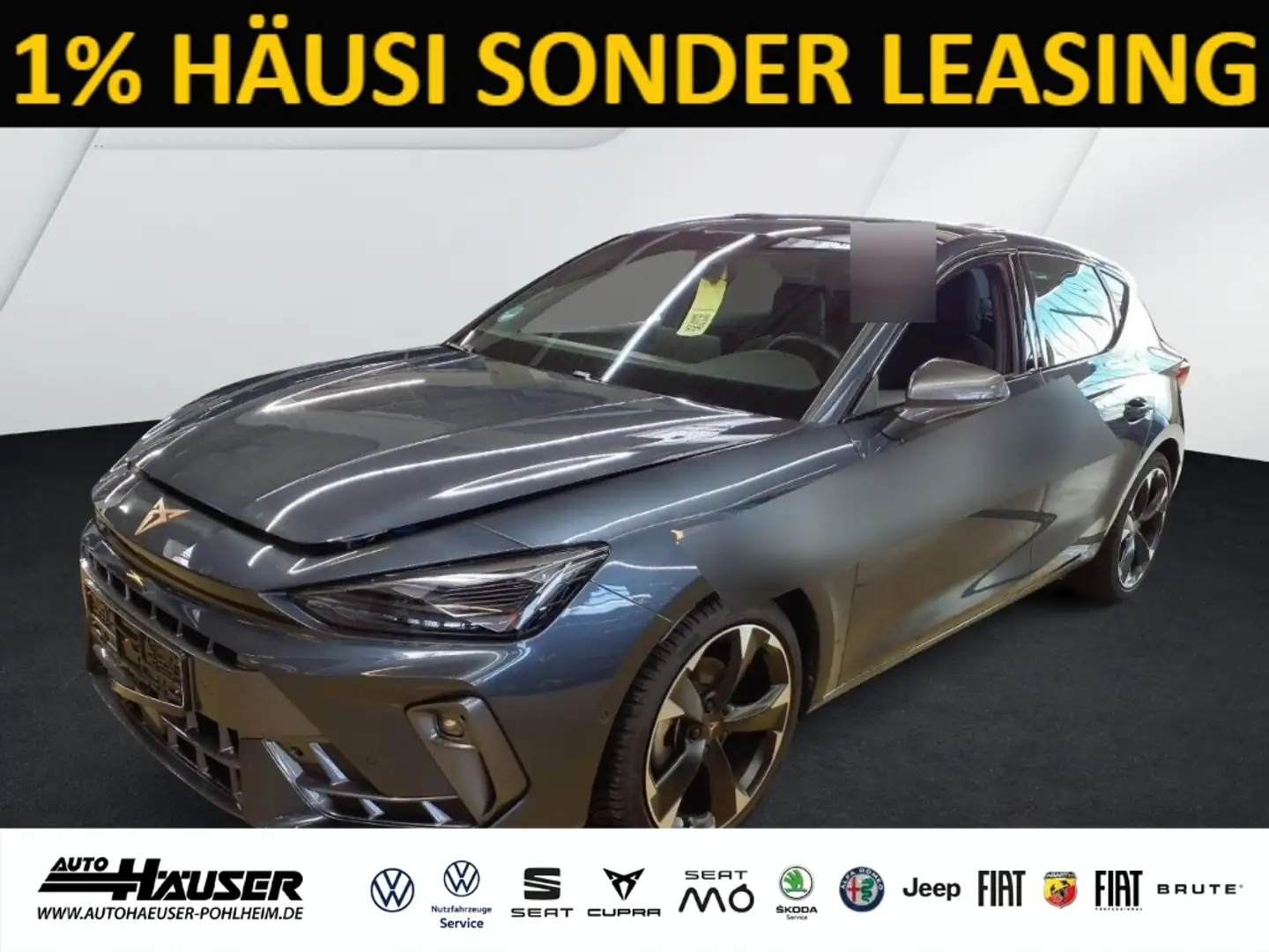 CUPRA Leon 2.0 TDI DSG NAVI KAMERA PARK ACC LED FULL-LINK SIT Grau - 1