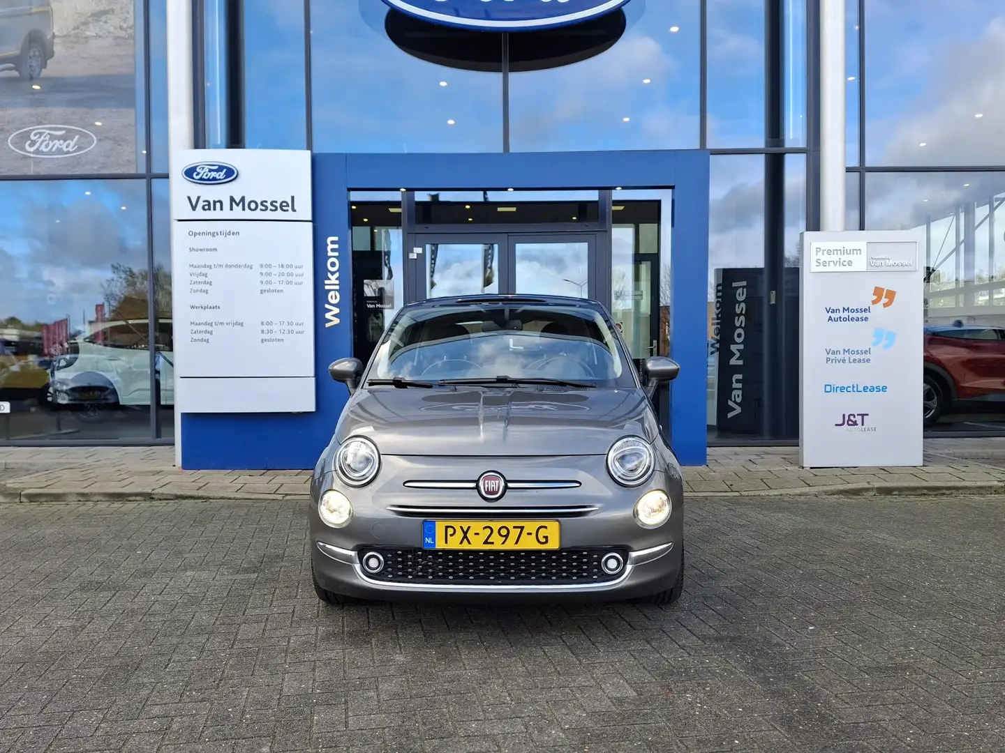 Fiat 500 0.9 TwinAir Turbo Lounge | Pano | Navi | Climate C Gris - 2
