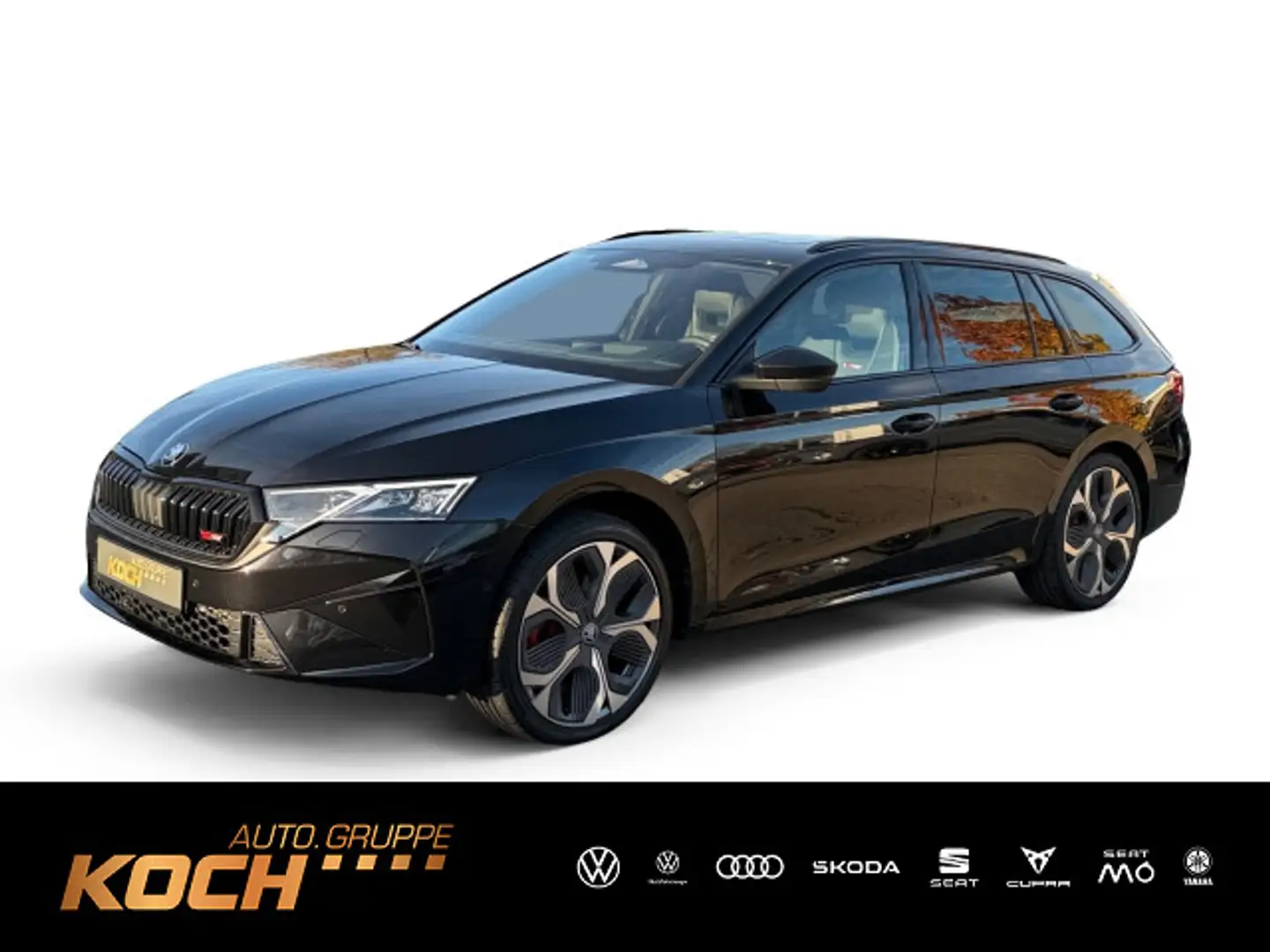 Skoda Octavia C.RS 2.0TSI*DSG*NAVI*PANODACH*MATRIX-LED Black - 1