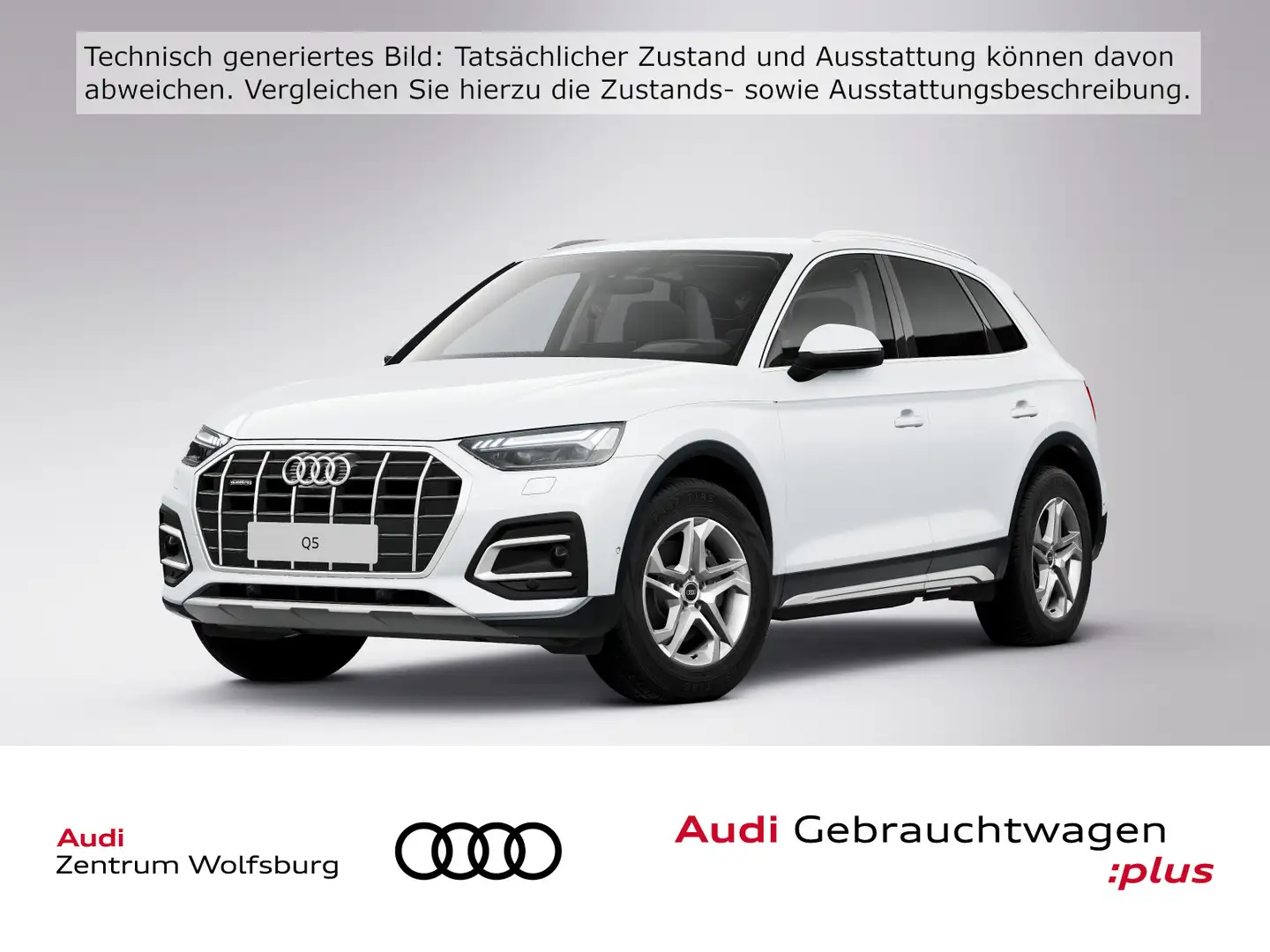Audi Q5 40 TDI quattro S tronic advanced Weiß - 1