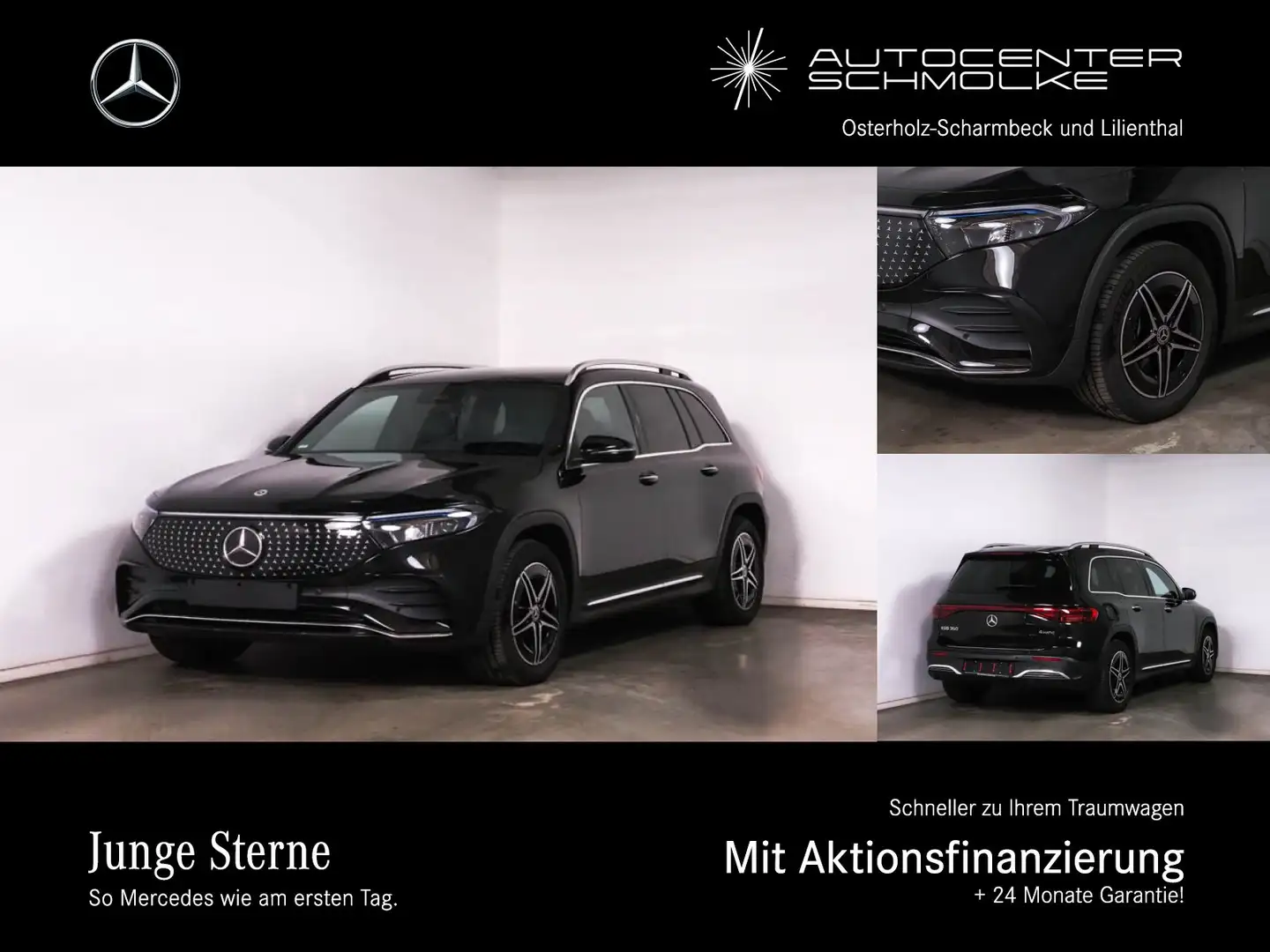 Mercedes-Benz EQB 350 EQB 350 4M AMG+ PANORAMA*MEMORY*TOTWINKEL*MBUX* Negro - 1