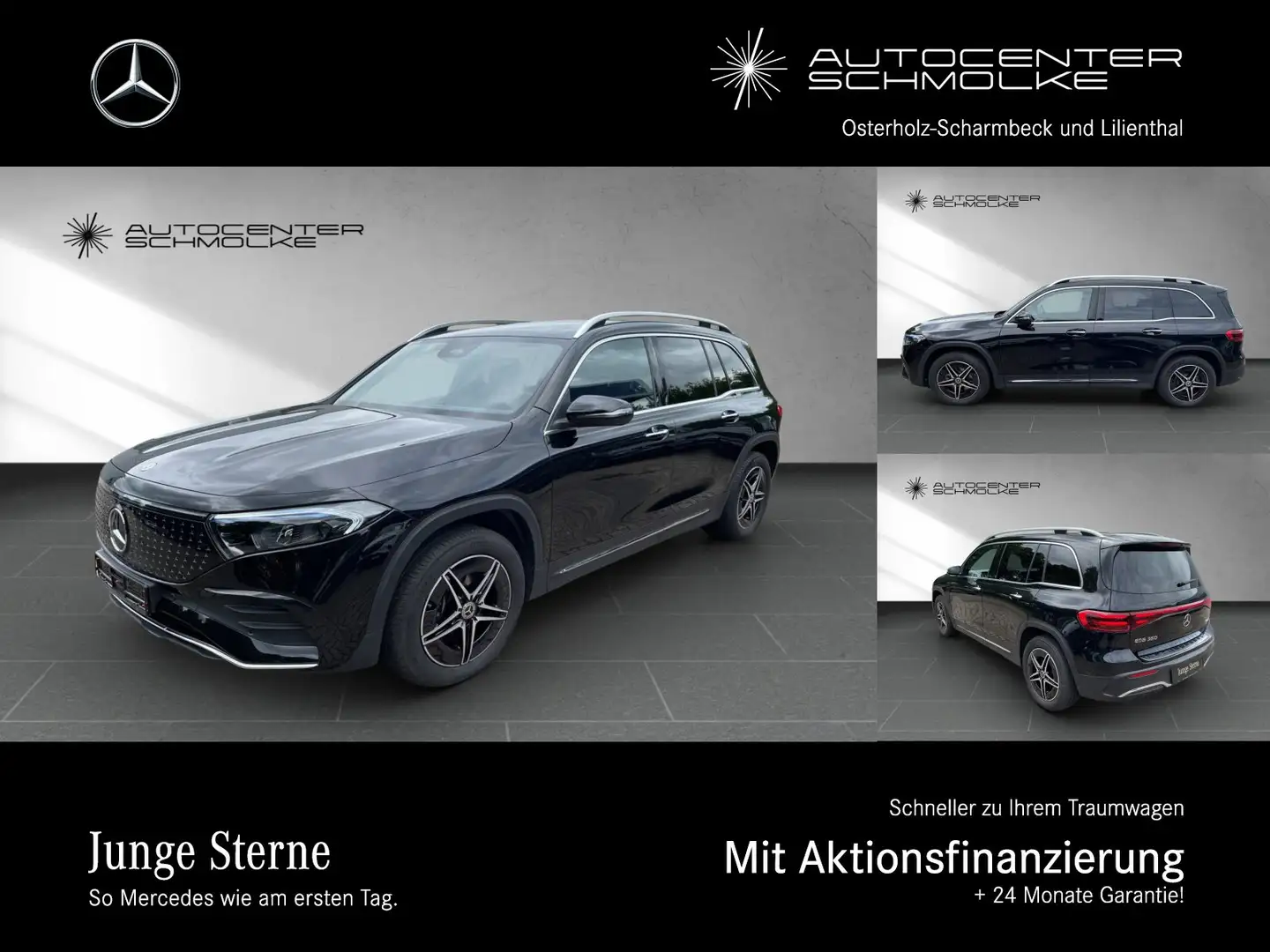 Mercedes-Benz EQB 350 EQB 350 4M AMG+ PANORAMA*MEMORY*TOTWINKEL*MBUX* Noir - 1