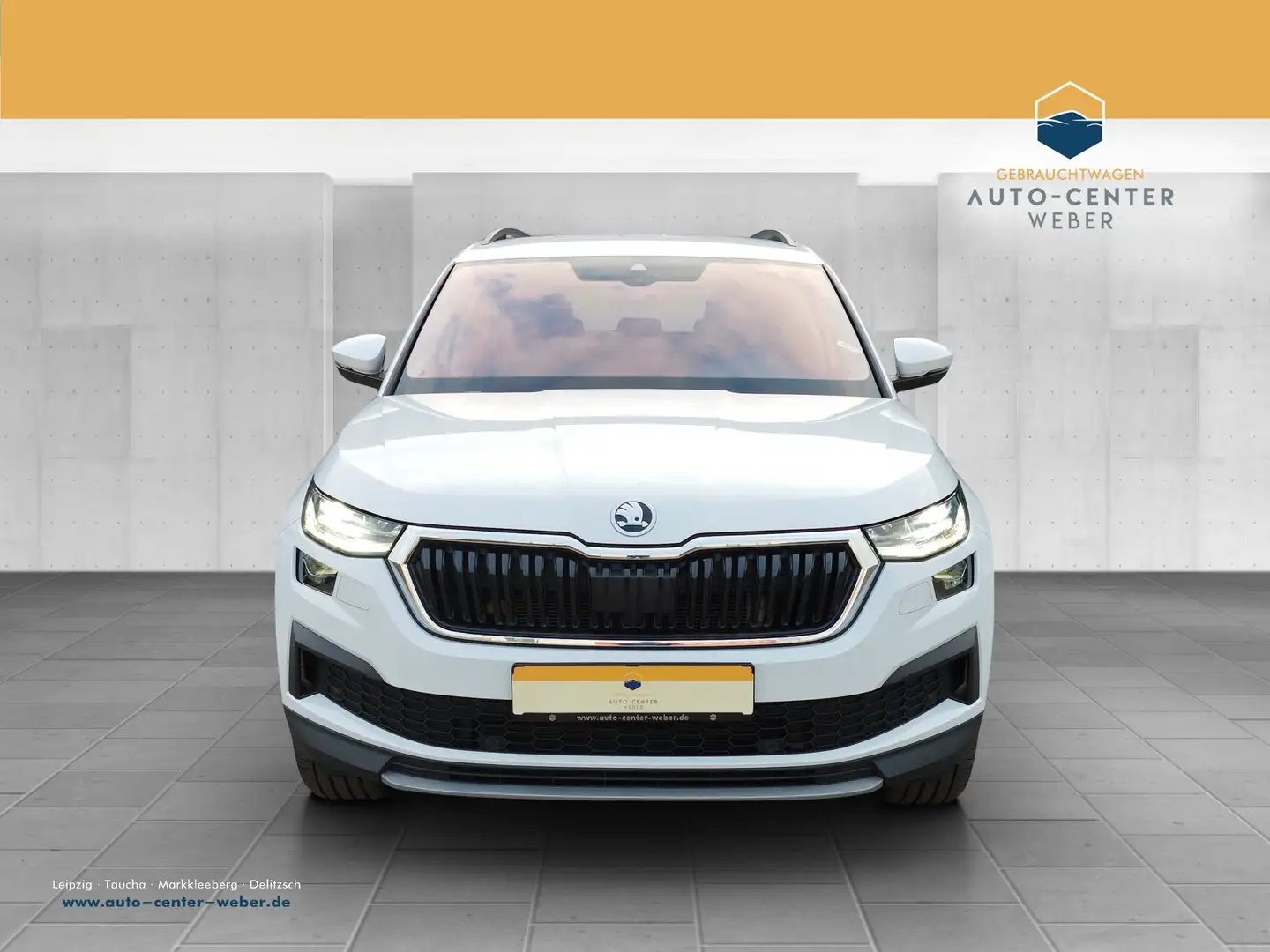 Skoda Kodiaq 1.5 TSI Clever DSG 4xSHZ*ACC*AHK*AUT*Kam. Weiß - 2