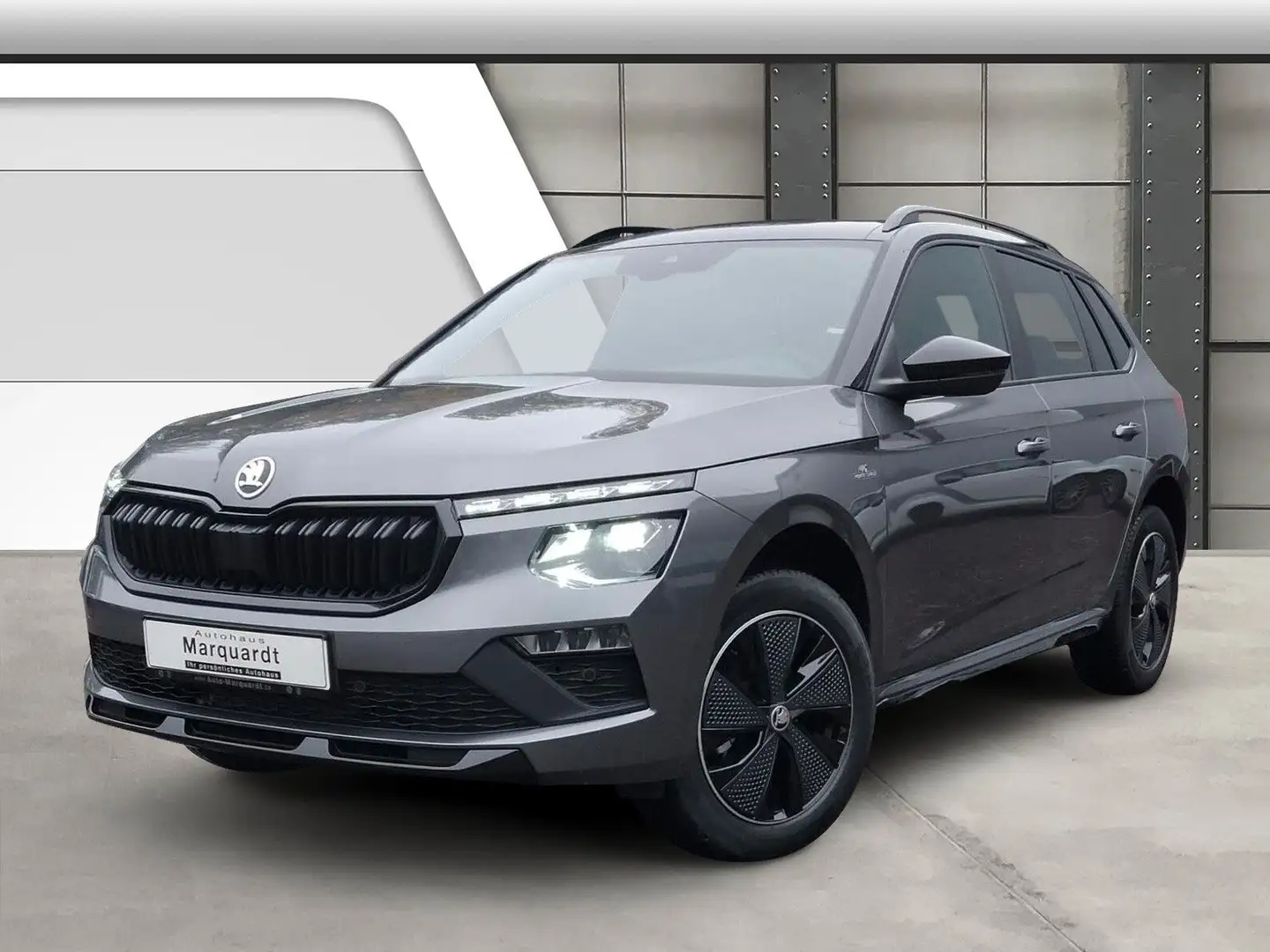 Skoda Kamiq 1.5 TSI Monte Carlo Pano Matrix Kamera AHK Сірий - 1