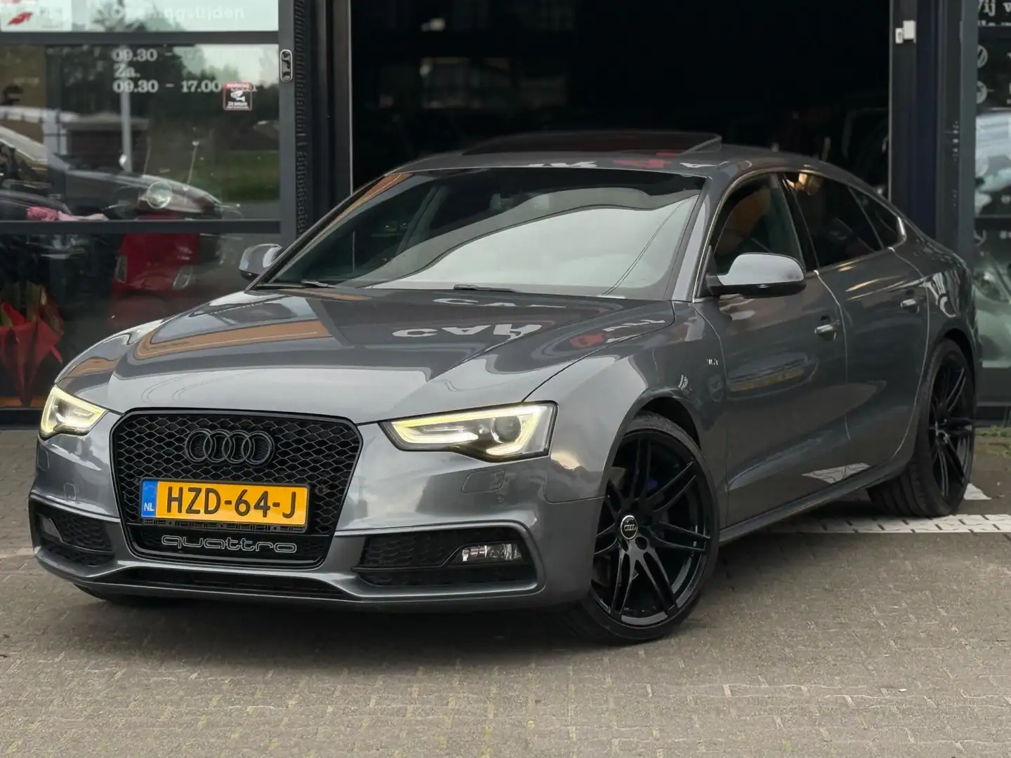 Audi S5 Sportback 3.0 TFSI S5 quattro Pro Line DAKJE/LEDER Gris - 2