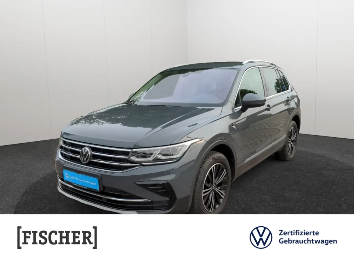 Volkswagen Tiguan 2.0TDI 4Motion DSG Elegance Matrix AHK Navi HUD 36 Grau - 1