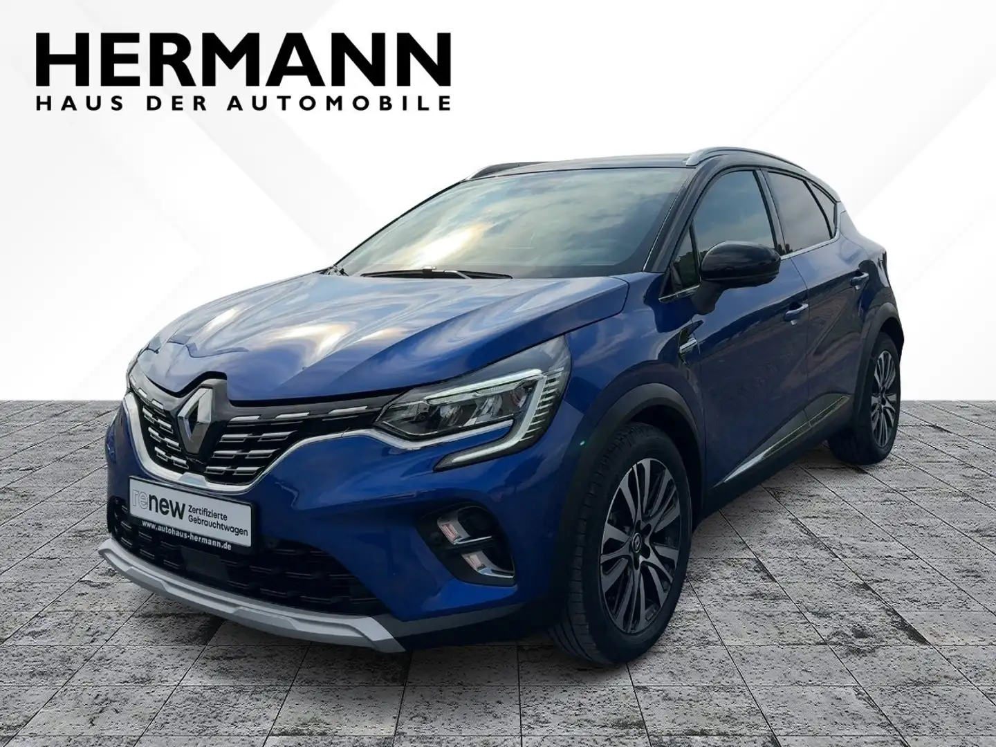 Renault Captur II 1.6 E-TECH Plug-in Hybrid Iconic 360° Blau - 1