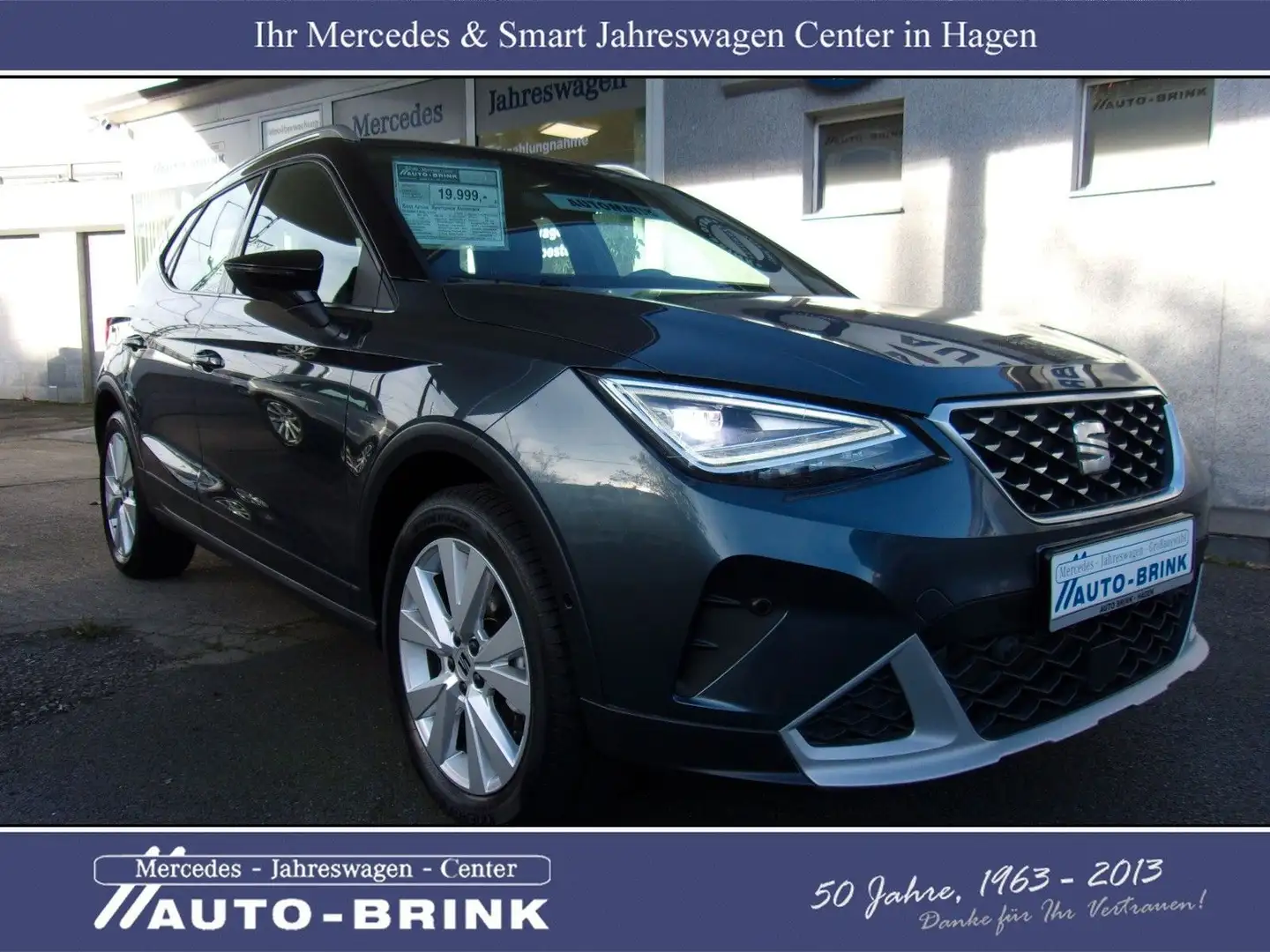 SEAT Arona Xperience DSG/Nav/RFK/aPTS/ACC/14tkm Grau - 1
