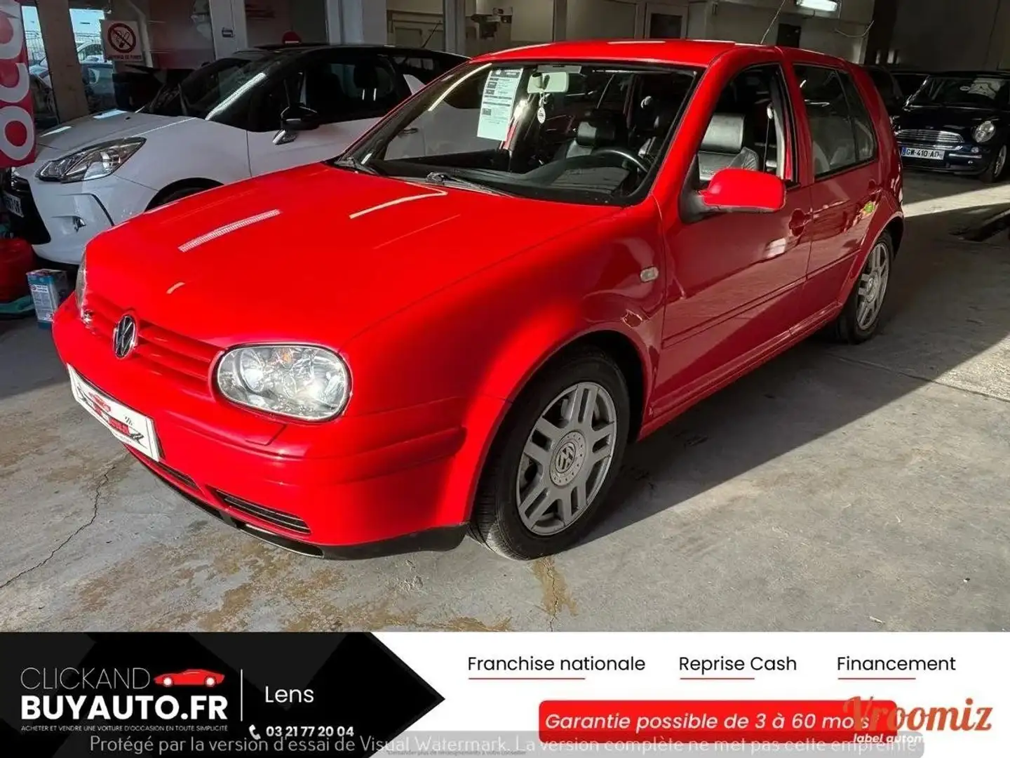 Volkswagen Golf 4 2.8 V6 204CHV // 4-MOTION / SIEGES CHAUFFANTS / Rot - 1