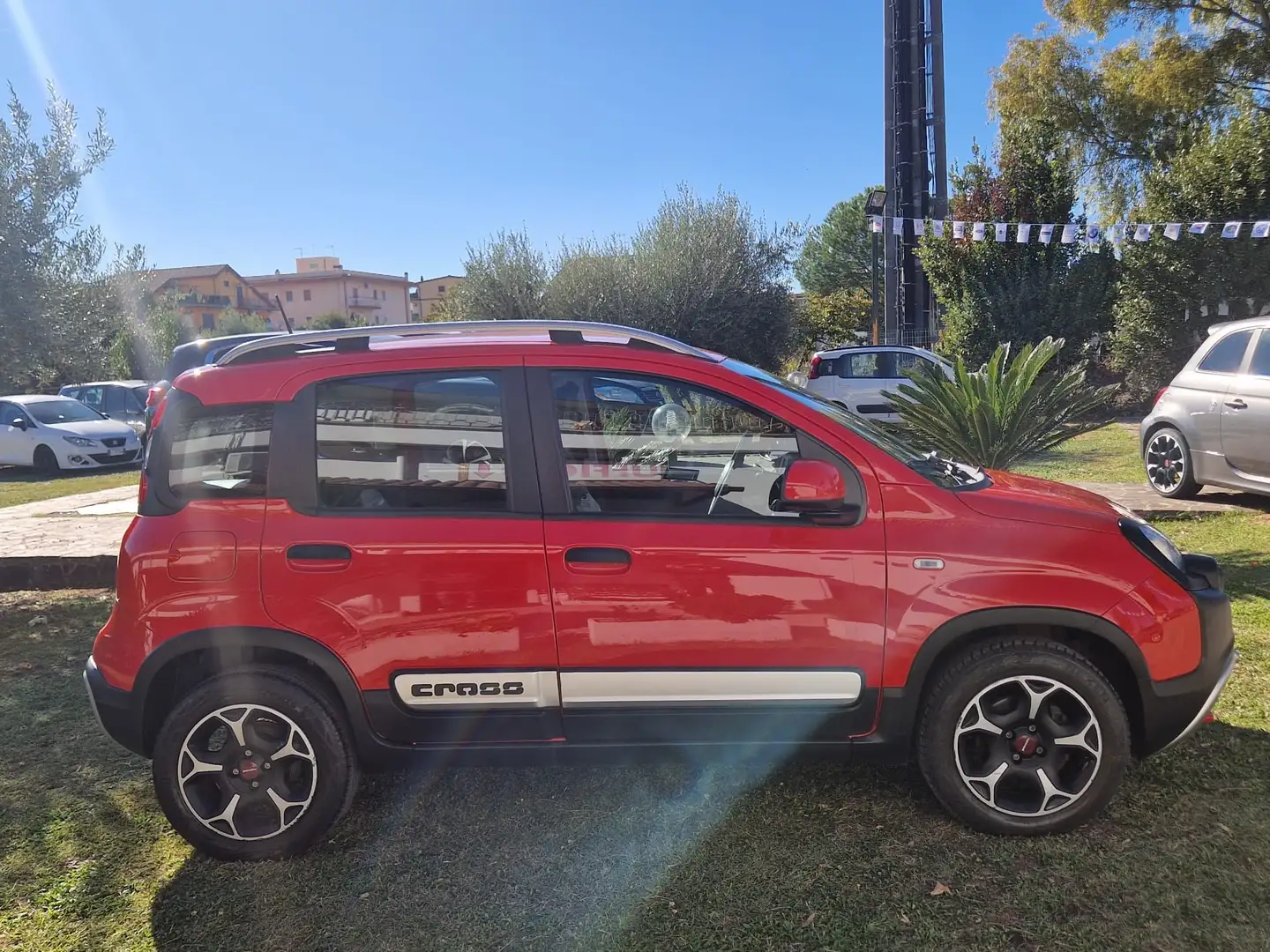 Fiat Panda III  CROSS 1.0 firefly hybrid (Red) SCHERMO GRANDE Rosso - 1