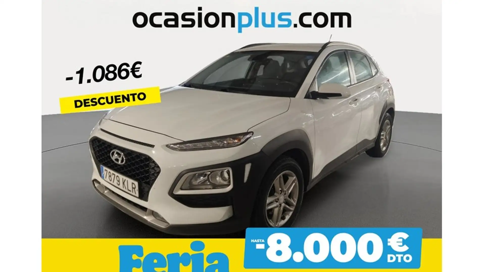 Hyundai KONA 1.0 TGDI Klass 4x2 Blanc - 1