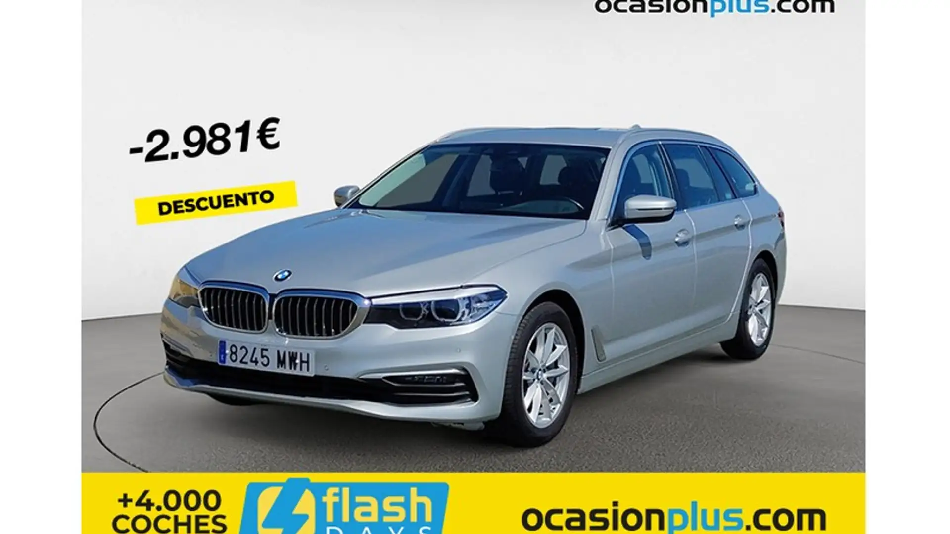 BMW 530 530dA Touring Plateado - 1