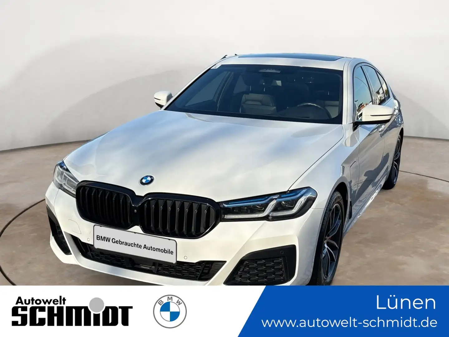 BMW 545 e xDrive Limousine M Sportpaket + GARANTIE bijela - 1
