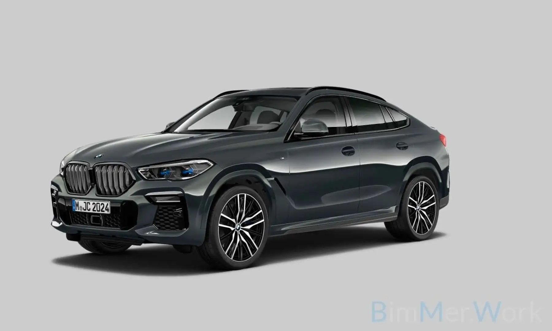 BMW X6 *40xd*MSPORT/INDIVIDUAL*360°ACC*HUD*ICONIC*LAS Grau - 1
