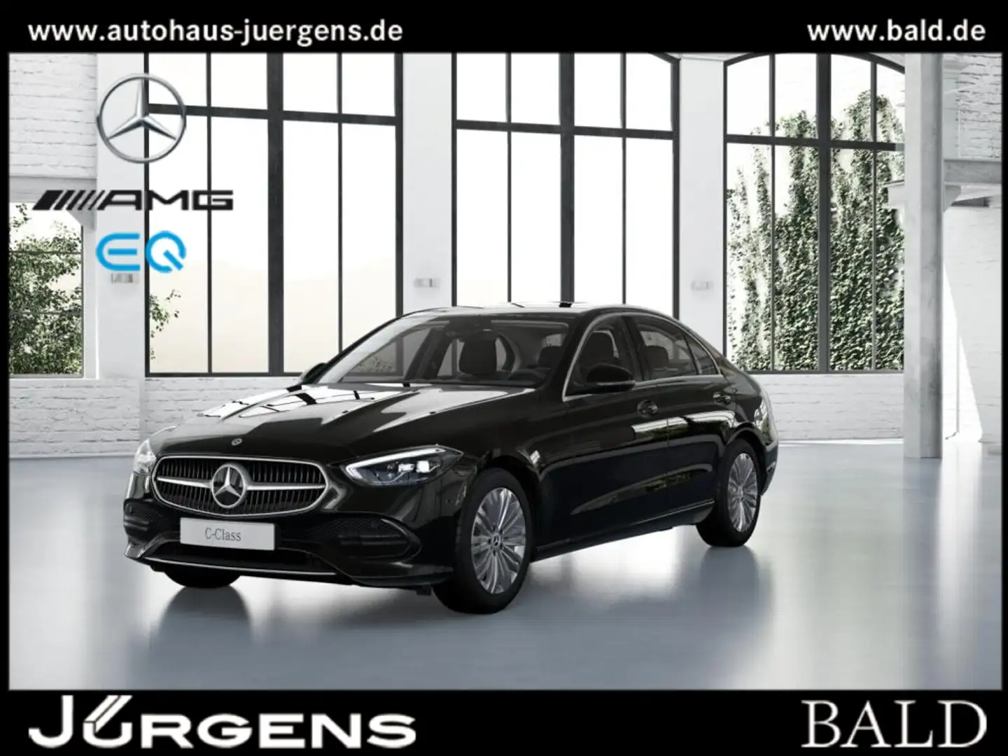 Mercedes-Benz C 180 Avantgarde/LED/Kamera/Totw/Memo/SHZ/Winter Schwarz - 1