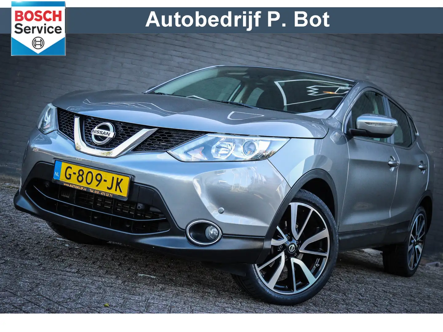 Nissan Qashqai 1.6 Acenta Navi/Camera/Trekhaak Grijs - 1