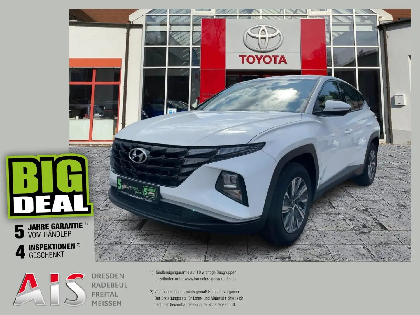 Hyundai TUCSON 1.6 T-GDI Pure AHK*KAM*DAB Wit - 1