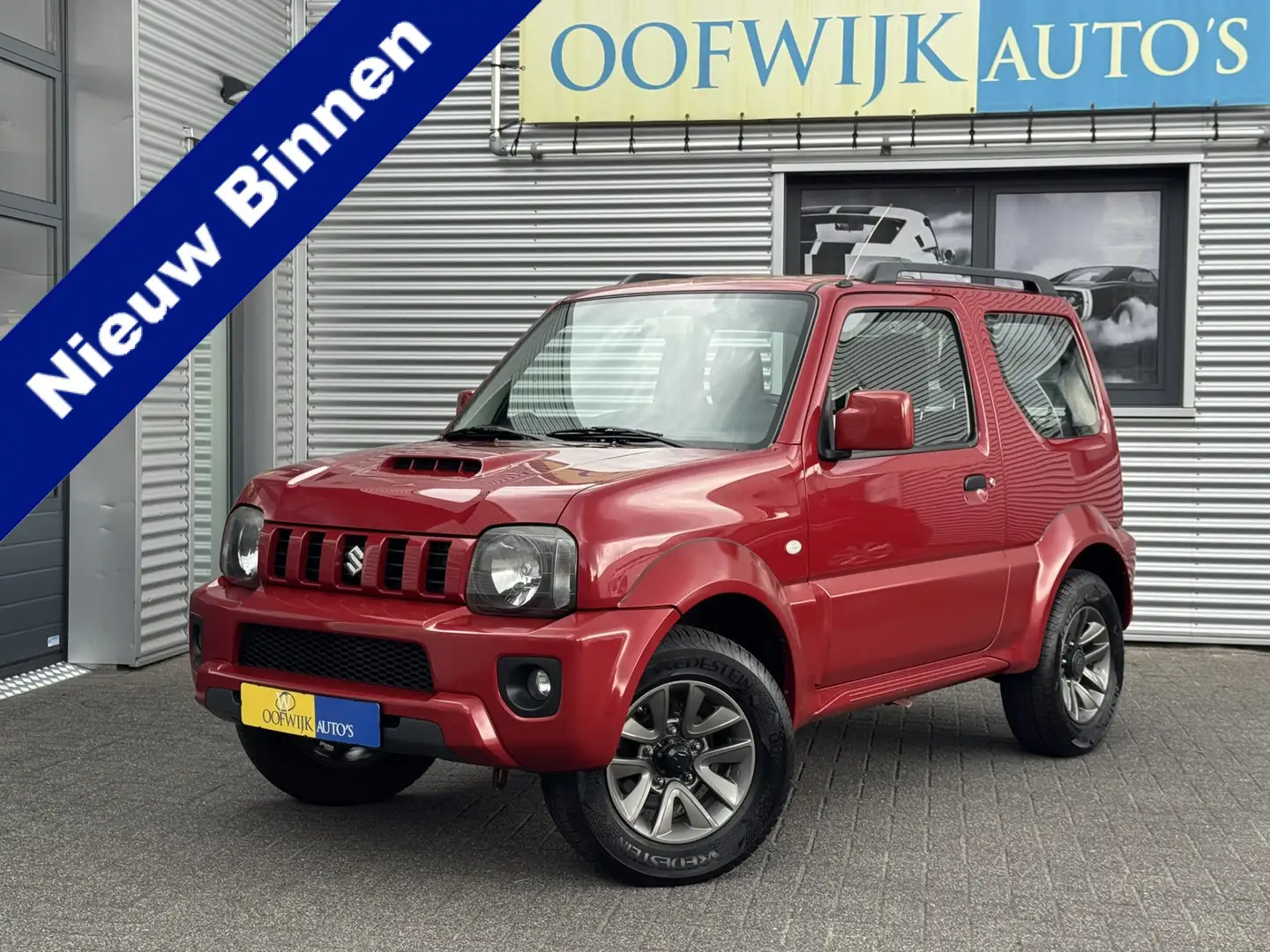 Suzuki Jimny 1.3 4WD 1e Eigenaar Airco El-Pakket Rood - 1