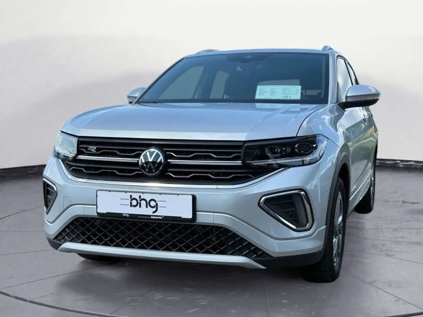 Volkswagen T-Cross 1.5 TSI R-Line DSG IQ.LIGHT KAMERA AHK Silber - 2