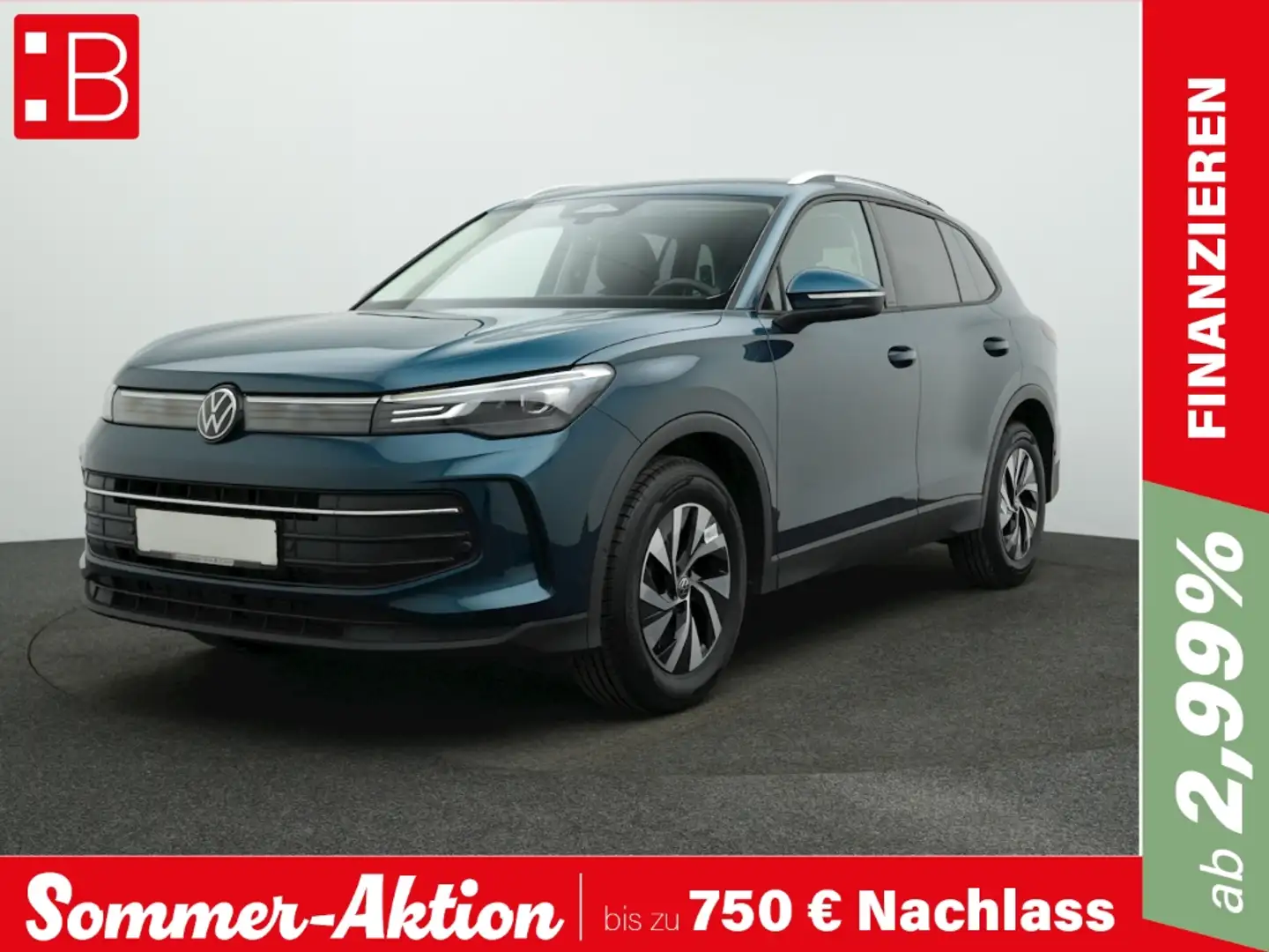 Volkswagen Tiguan 2.0 TDI DSG Life AHK NAVI DESIGN-PAKET Синій - 1