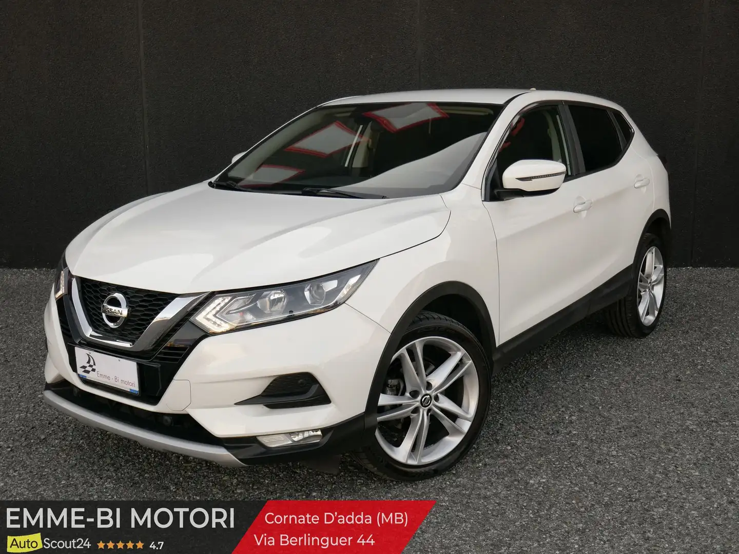 Nissan Qashqai Qashqai 1.5 dCi 115 CV DCT Business + Apple Carpl Blanc - 1