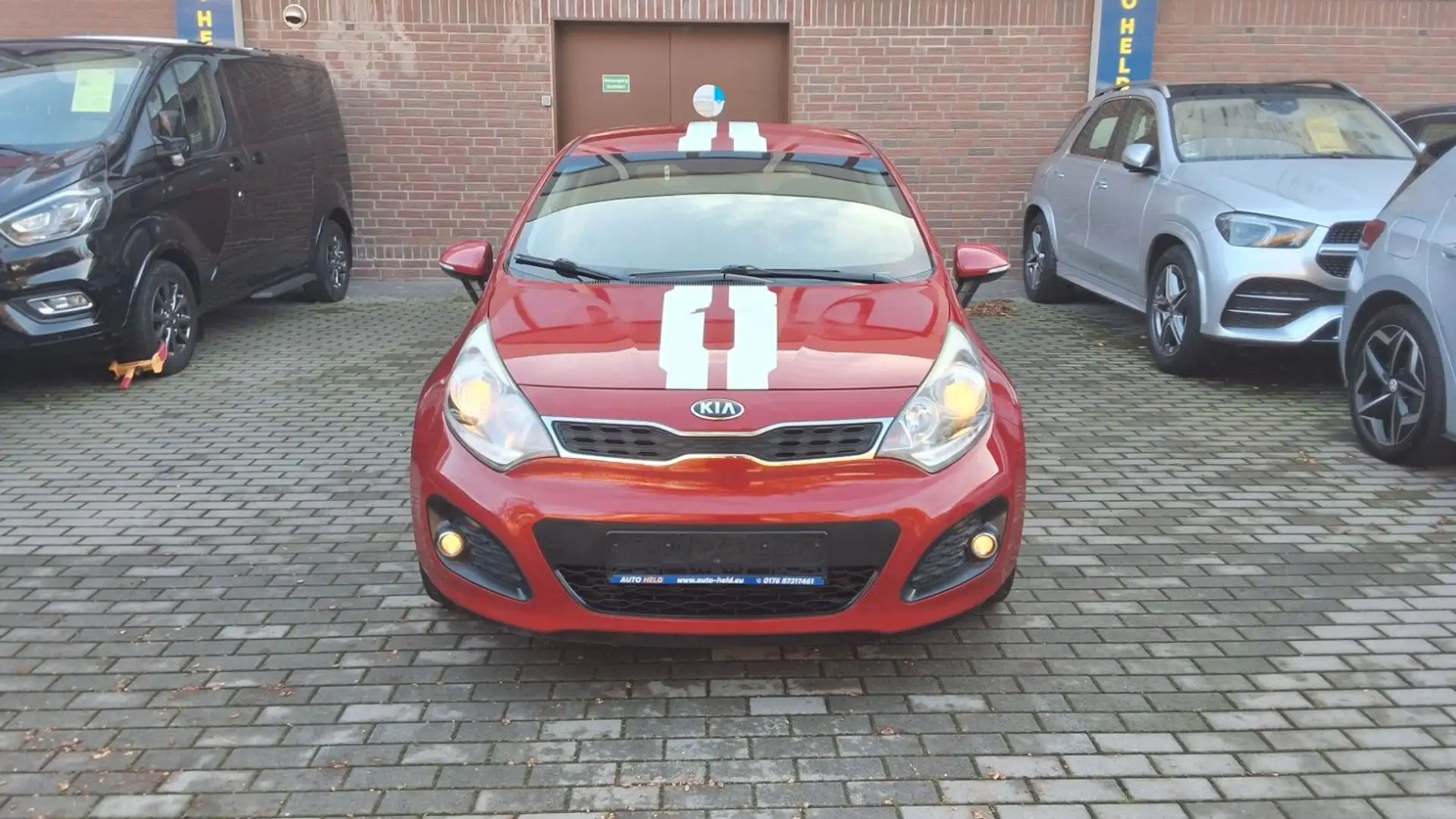 Kia Rio Spirit Automatik,Klima,Navi Rouge - 2