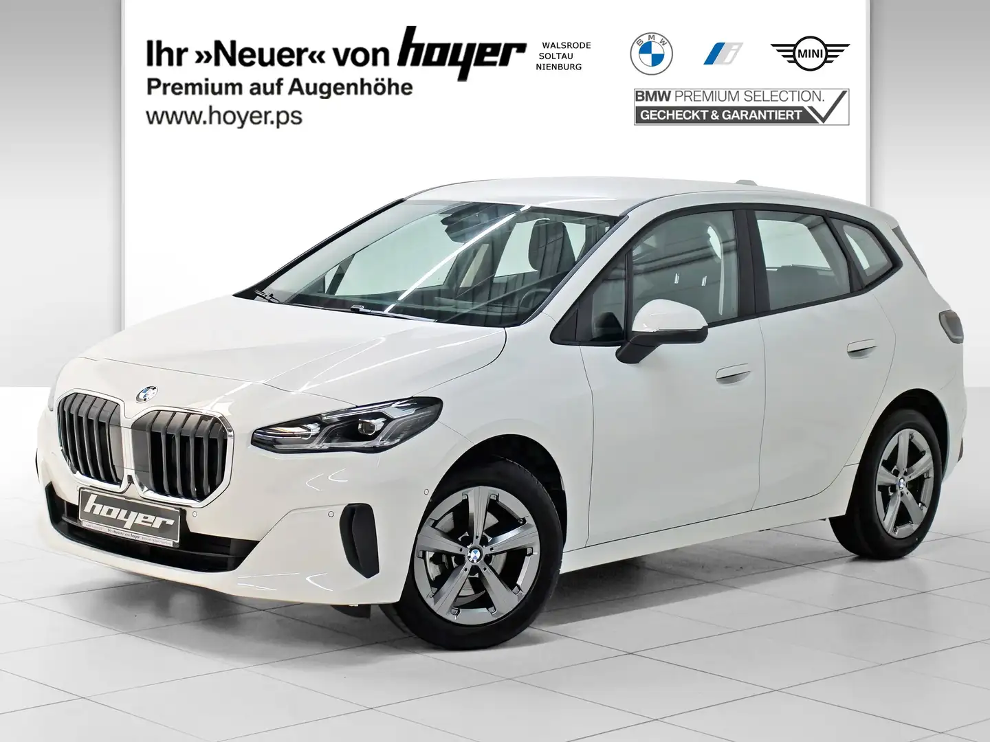 BMW 218 d Active Tourer Head-Up DAB LED WLAN RFK Shz Weiß - 1