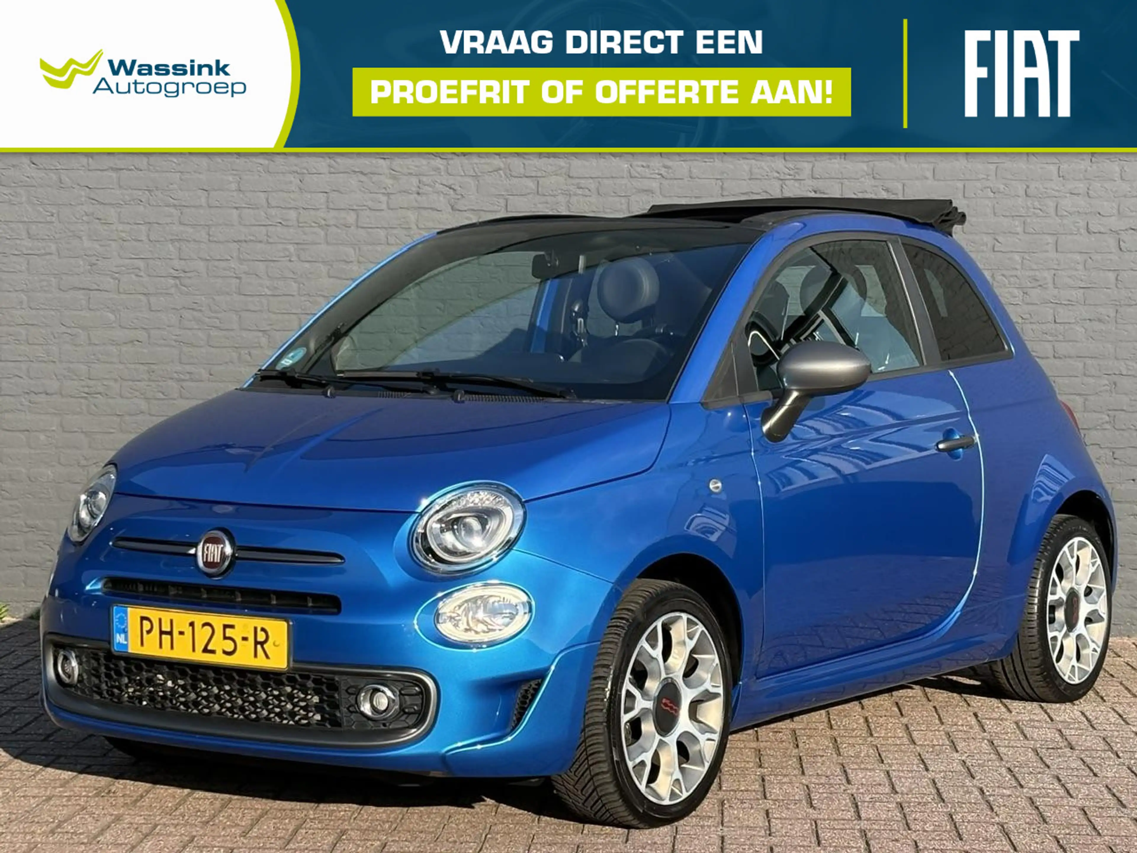 Fiat 500C 0.9 TwinAir Turbo Sport Cabrio | Navigatie | Cruis
