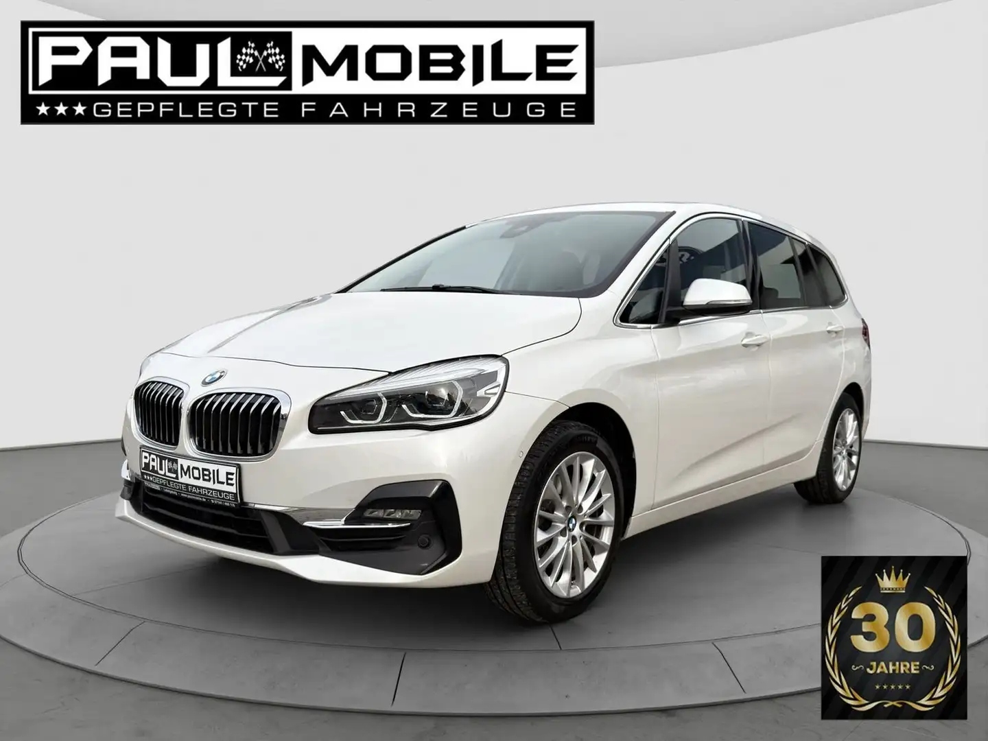BMW 218 Luxury Line Navi Leder LED Parkassist Weiß - 2
