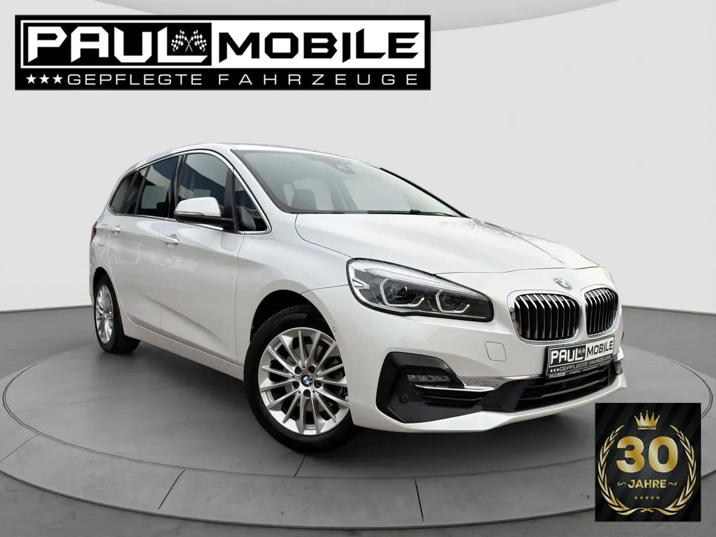 BMW 218 Luxury Line Navi Leder LED Parkassist Weiß - 1