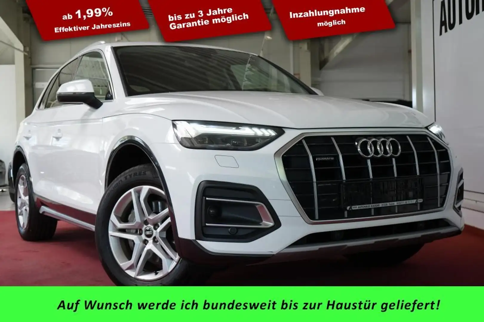 Audi Q5 40 TDI quattro advanced*MATRIX*CarPlay*Pano* Weiß - 1