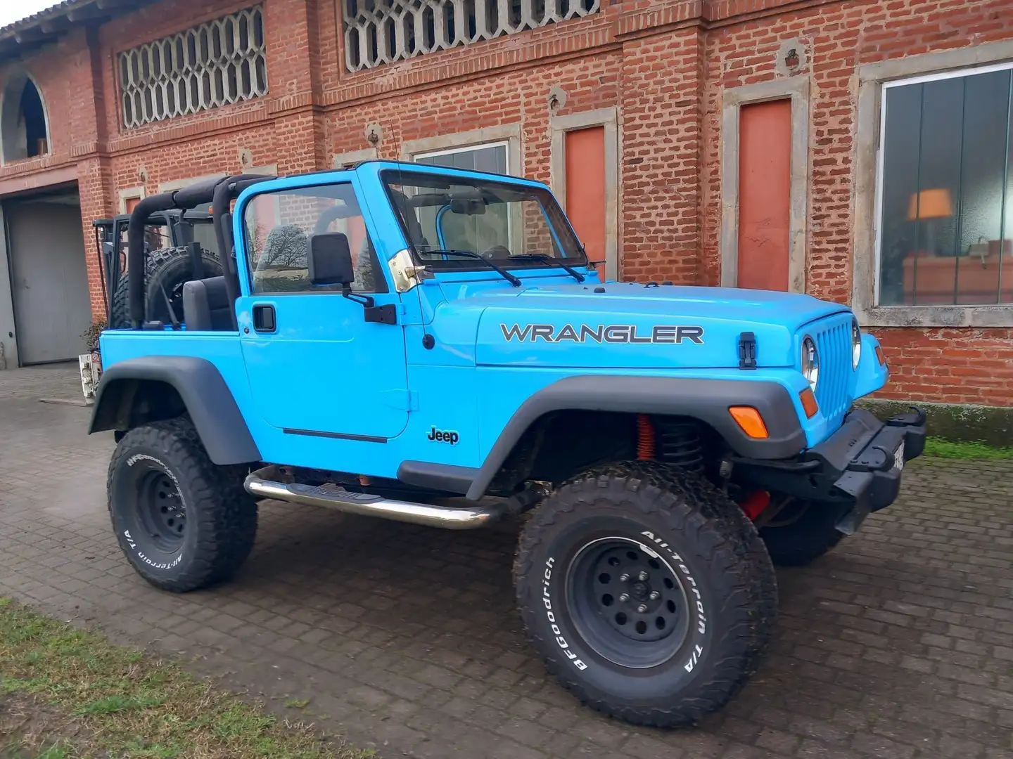 Jeep Wrangler 4.0 gomme 33 omologate stupenda Blau - 2