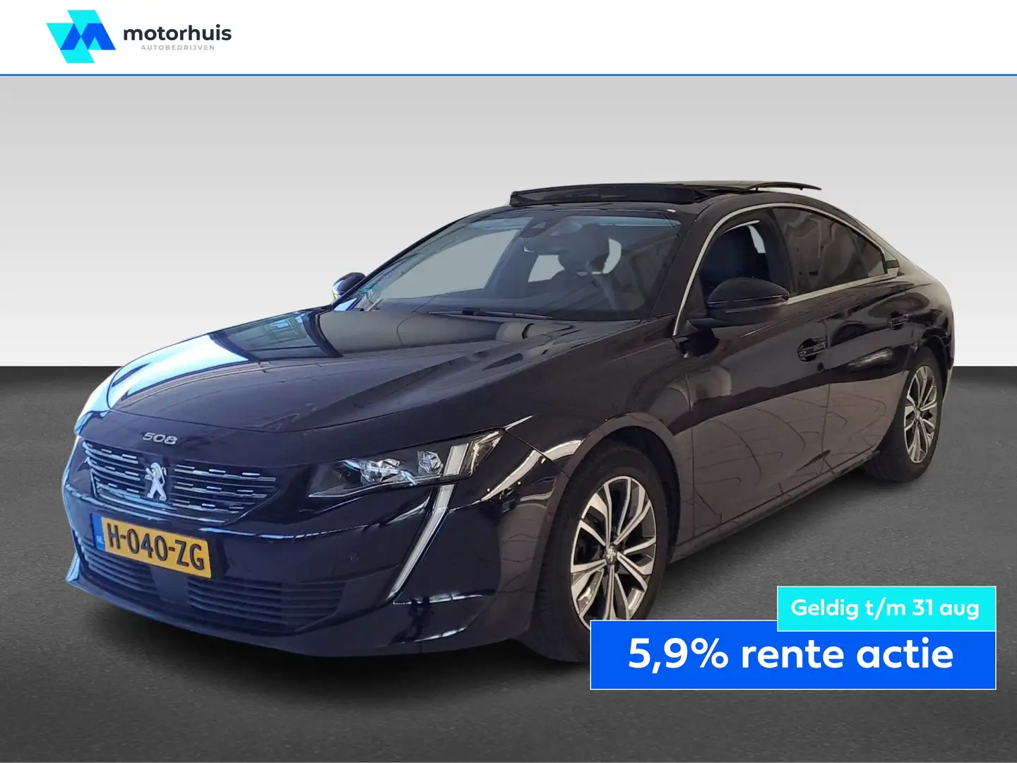 Peugeot 508 1.6 PureTech 180pk Automaat Blue Lease Allure Blauw - 1