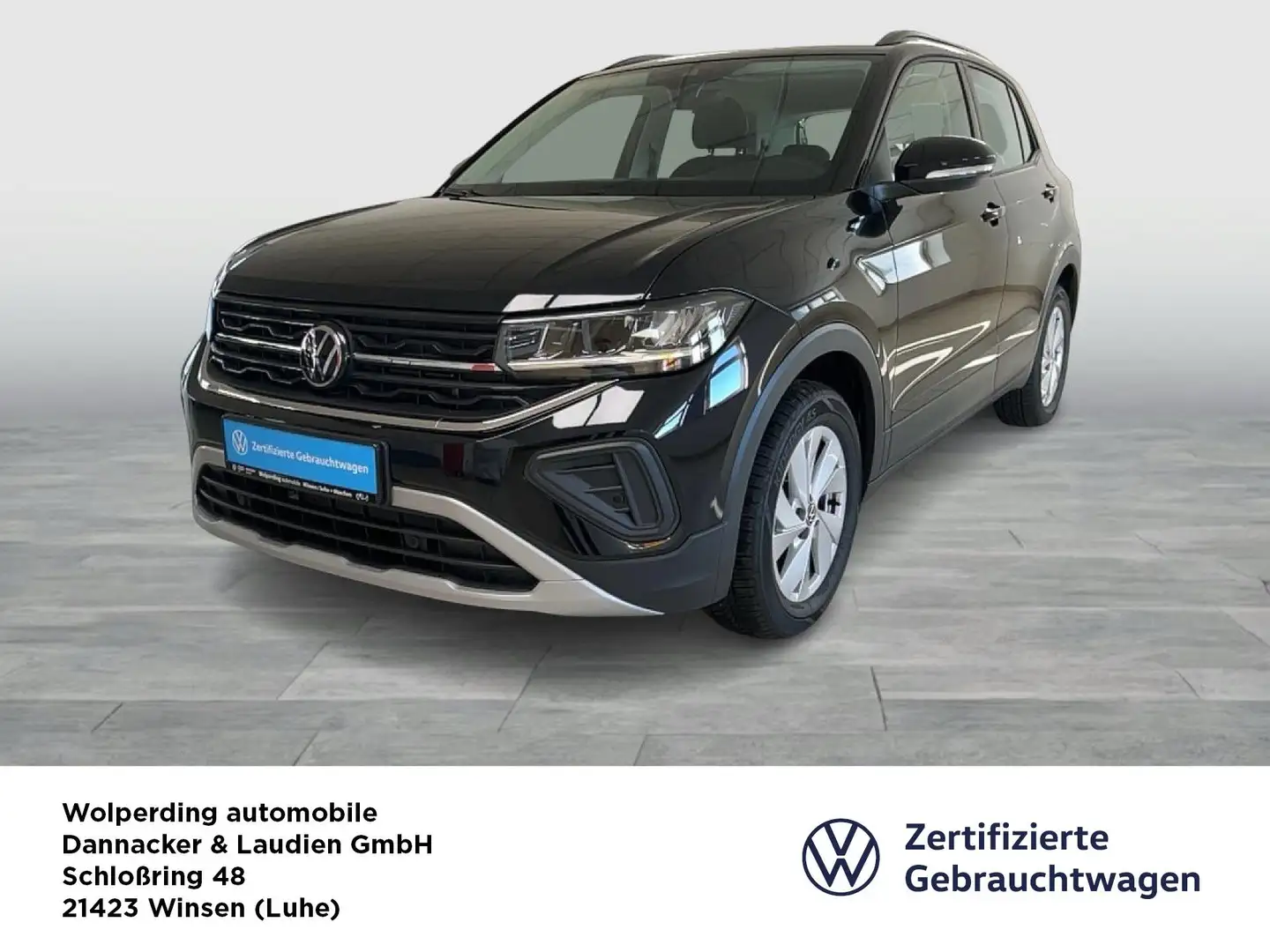 Volkswagen T-Cross 1.0 TSI DSG Life Bluetooth Navi LED Klima Schwarz - 1