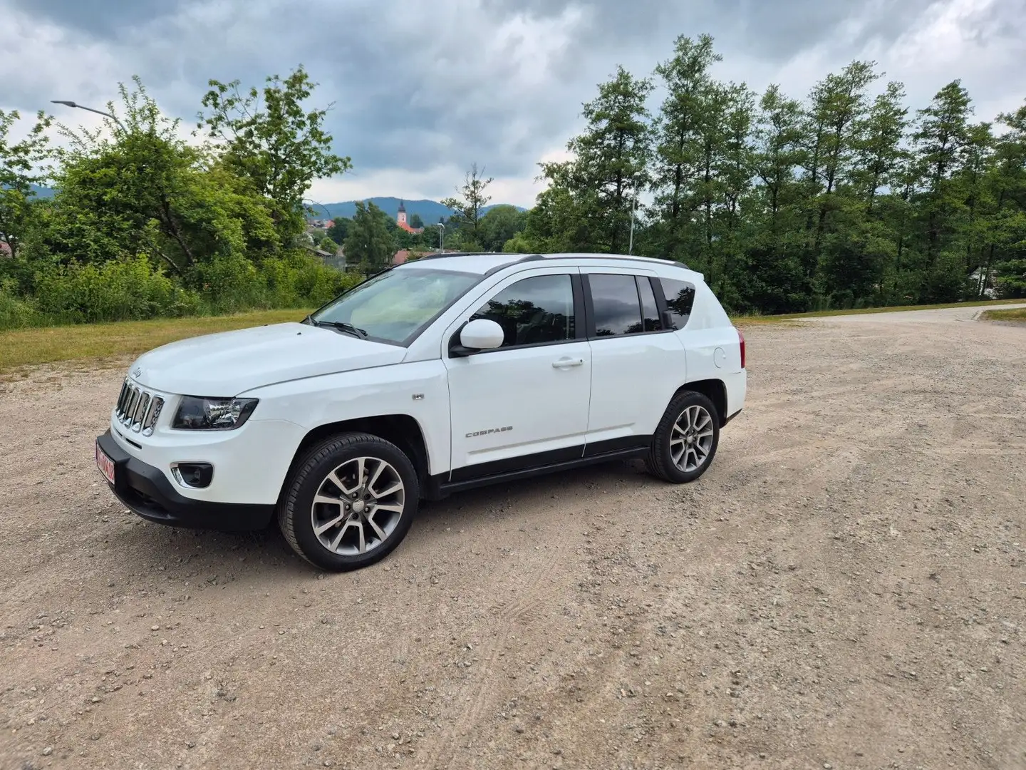Jeep Compass Limited 4x4-ALLRAD-AUTOMATIK-TOPZUSTAND Weiß - 2