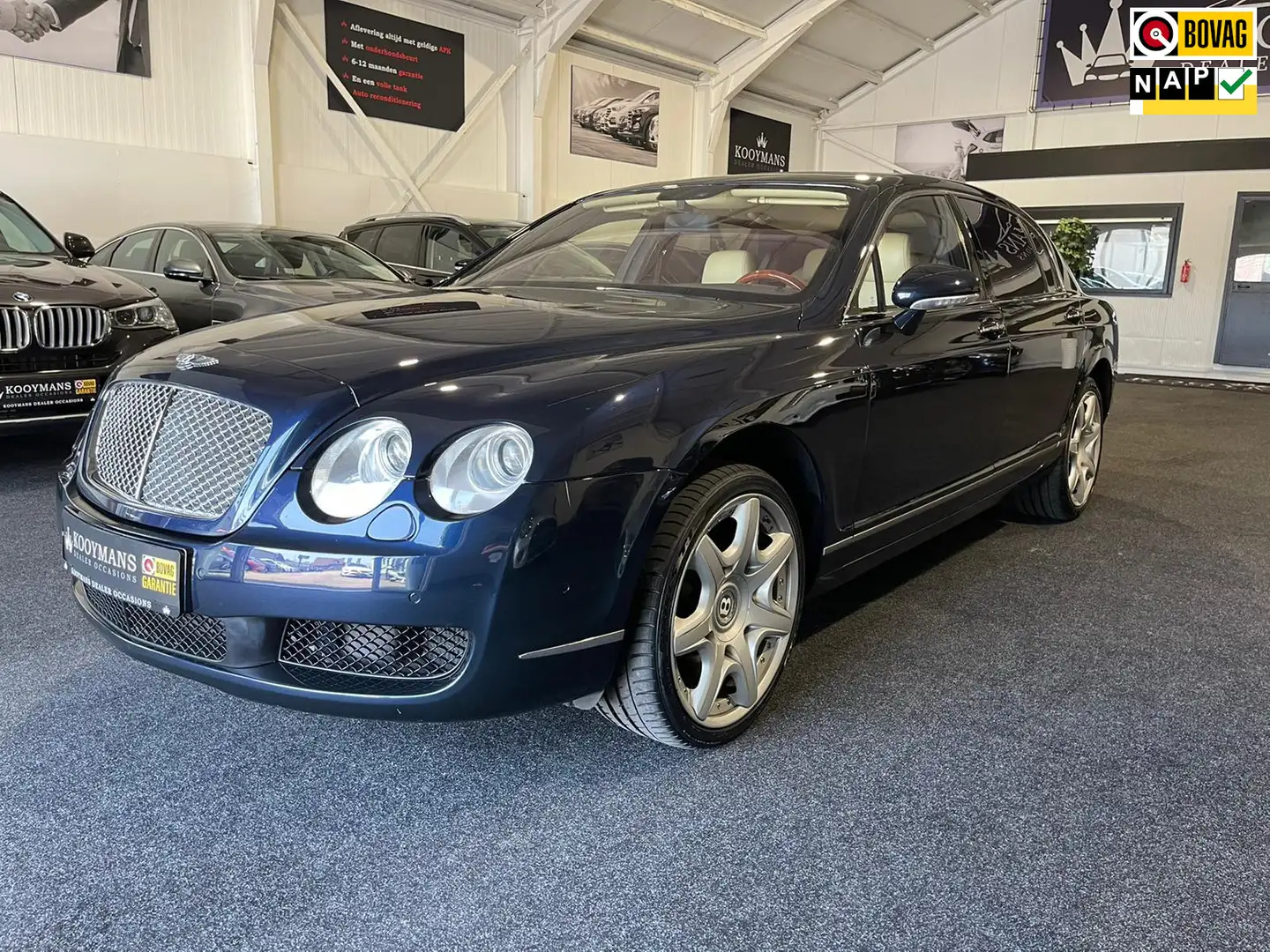 Bentley Flying Spur Continental 6.0 W12 KM STAND 129.144 .IN perfecte Blauw - 1