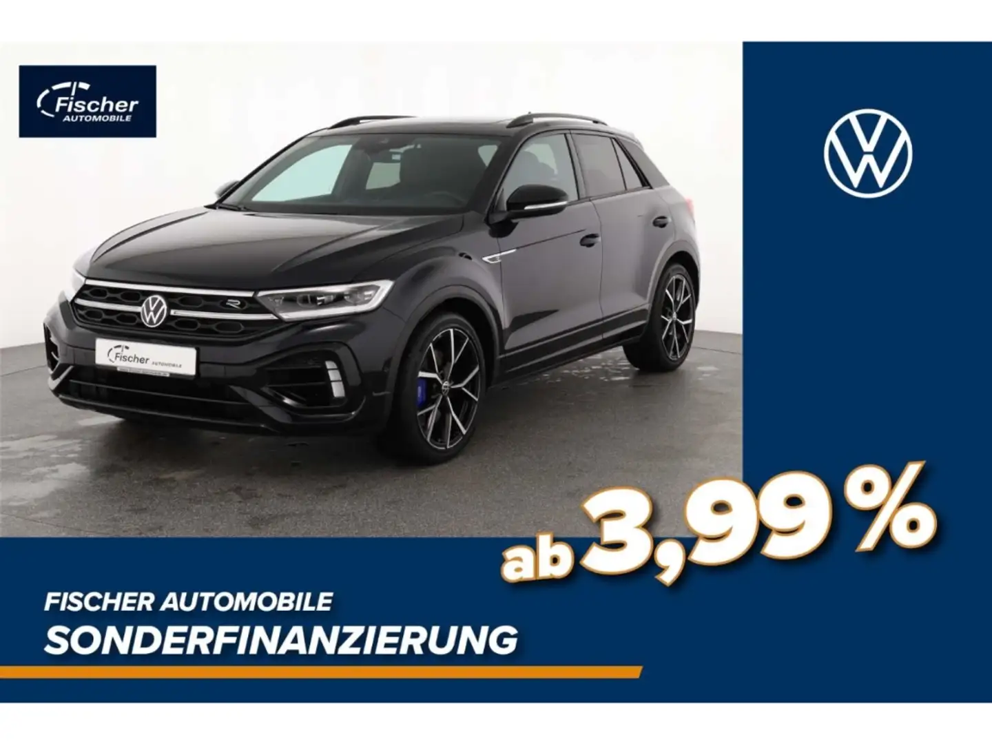 Volkswagen T-Roc 2.0 TSI 4Mot. R Black Style DSG AKRA/Leder Schwarz - 1