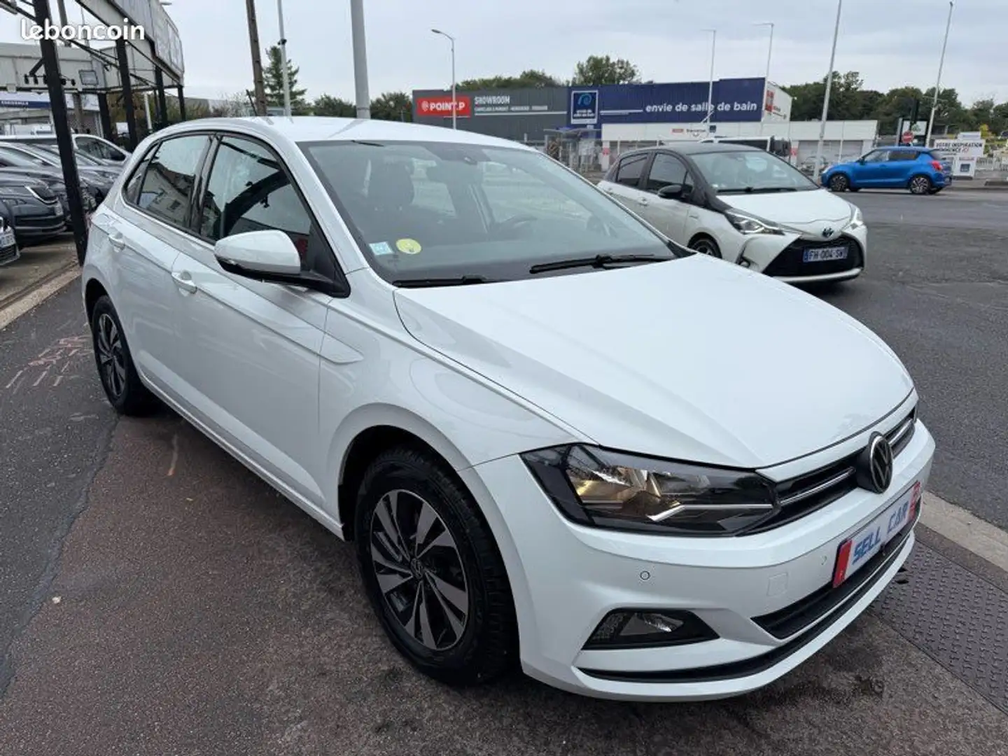 Volkswagen Polo 1.6 tdi 95ch Lounge Business DSG7 Blanc - 2