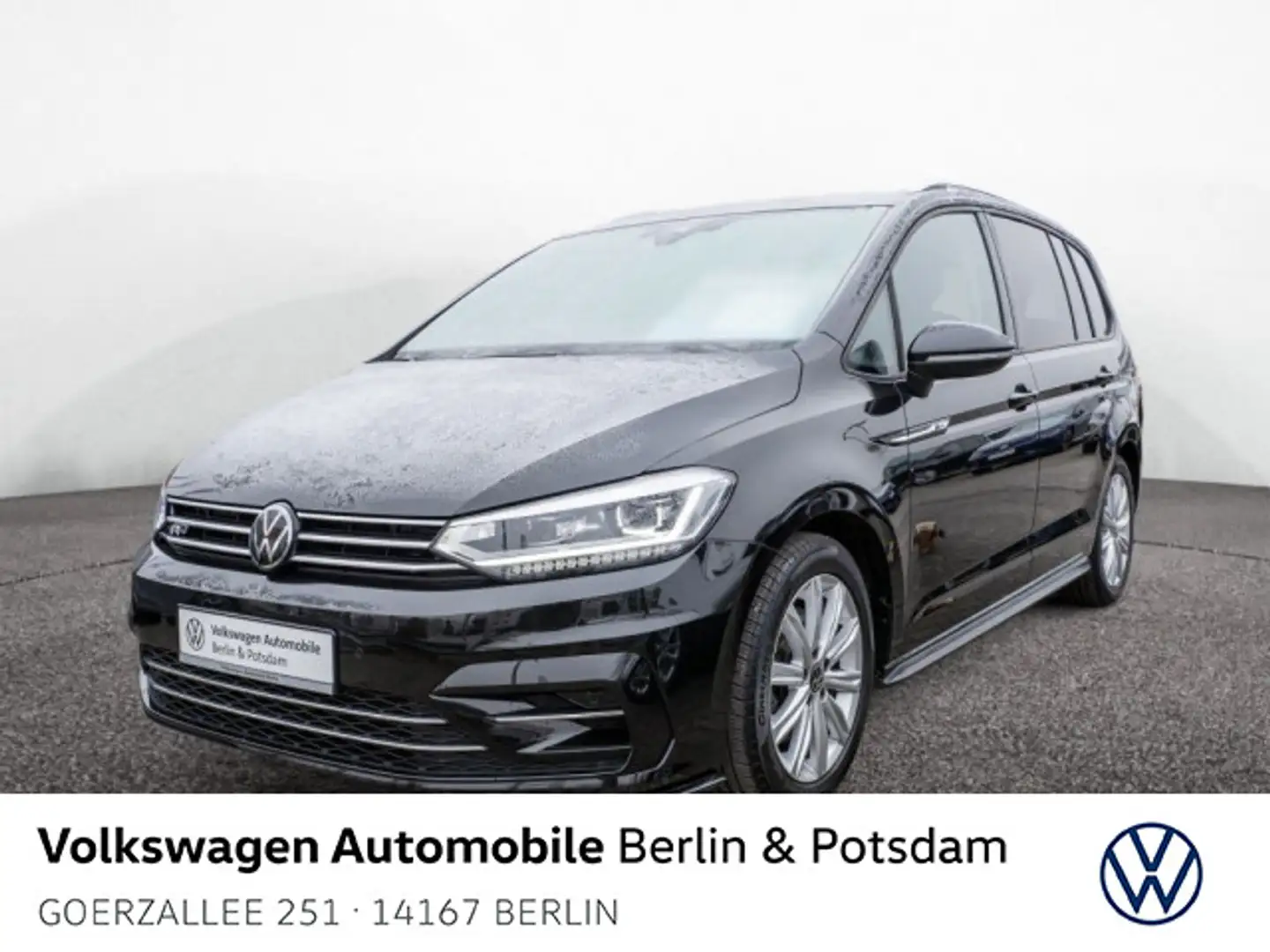 Volkswagen Touran 1.5 TSI DSG R-Line Navi R-Kam LED PDC Schwarz - 1