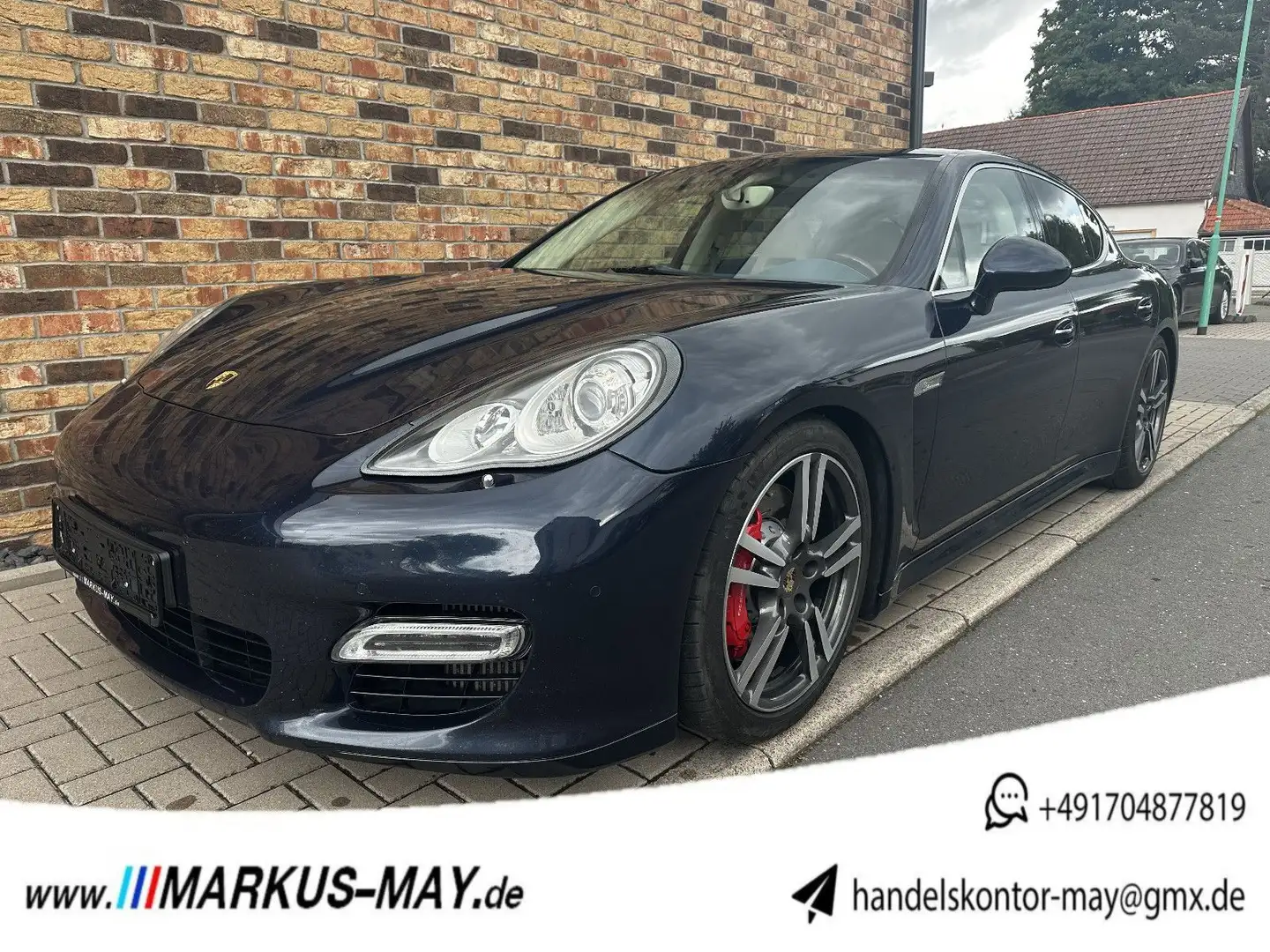 Porsche Panamera Turbo dt. Fhrz Chrono Burmester Dach Blau - 1
