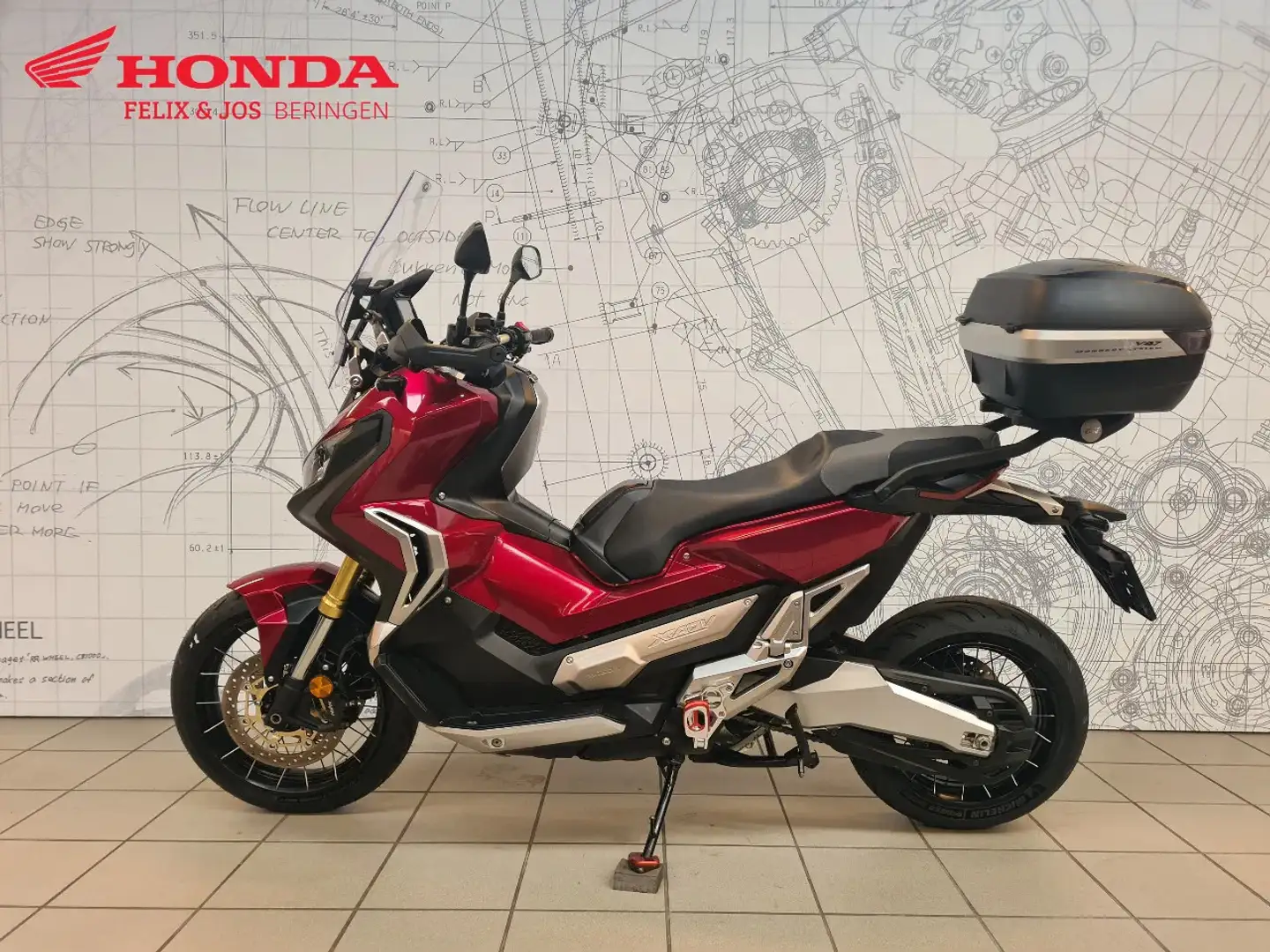 Honda X-ADV 750 Roşu - 2