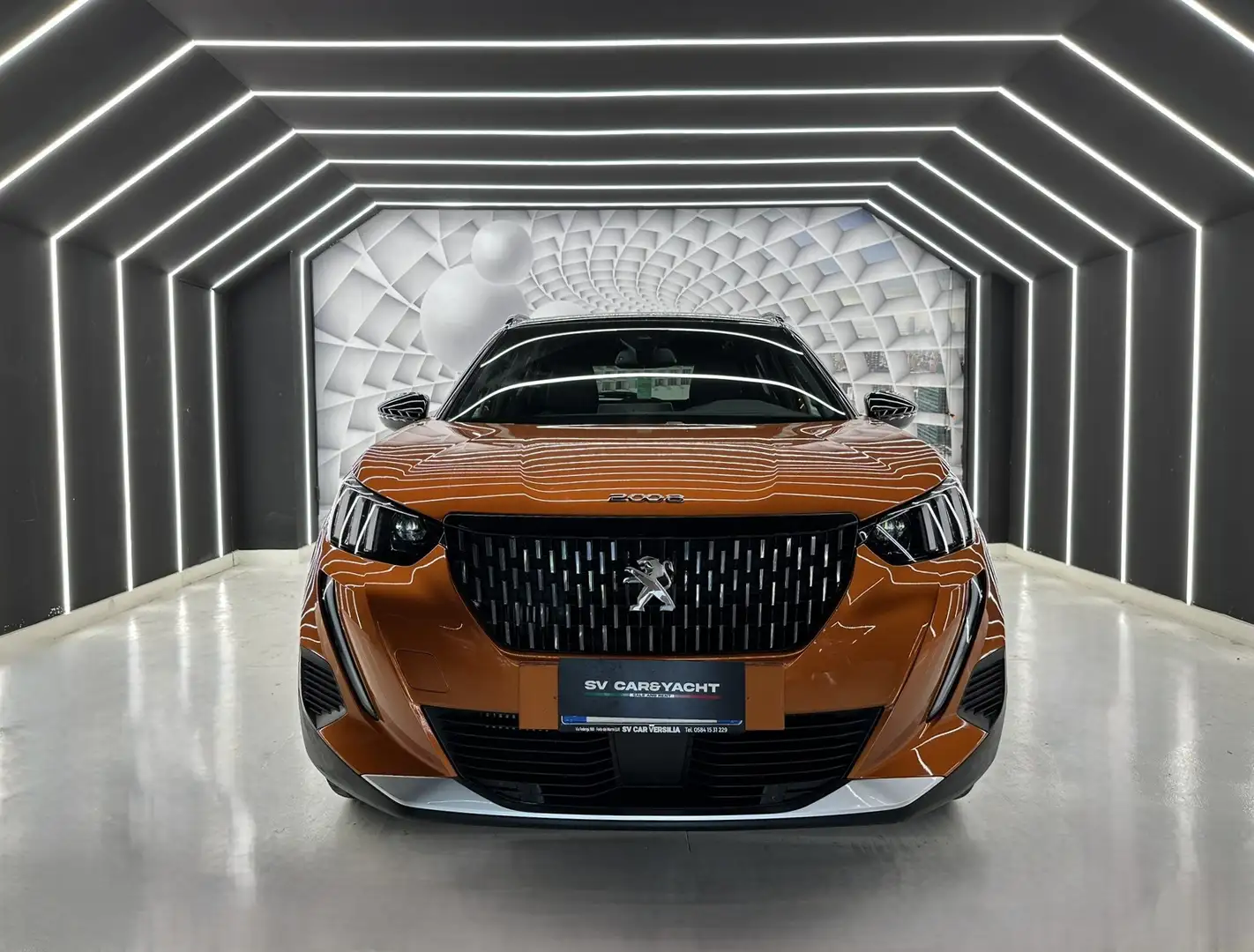 Peugeot 2008 1.2 10CV Allure- KM CERTIFICATI-PERMUTE- Arancione - 1