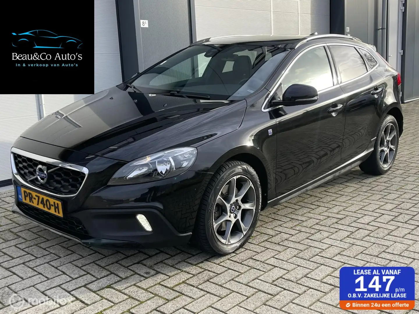 Volvo V40 Cross Country D4 2.0D|Euro6|Ocean Race editie| Zwart - 1