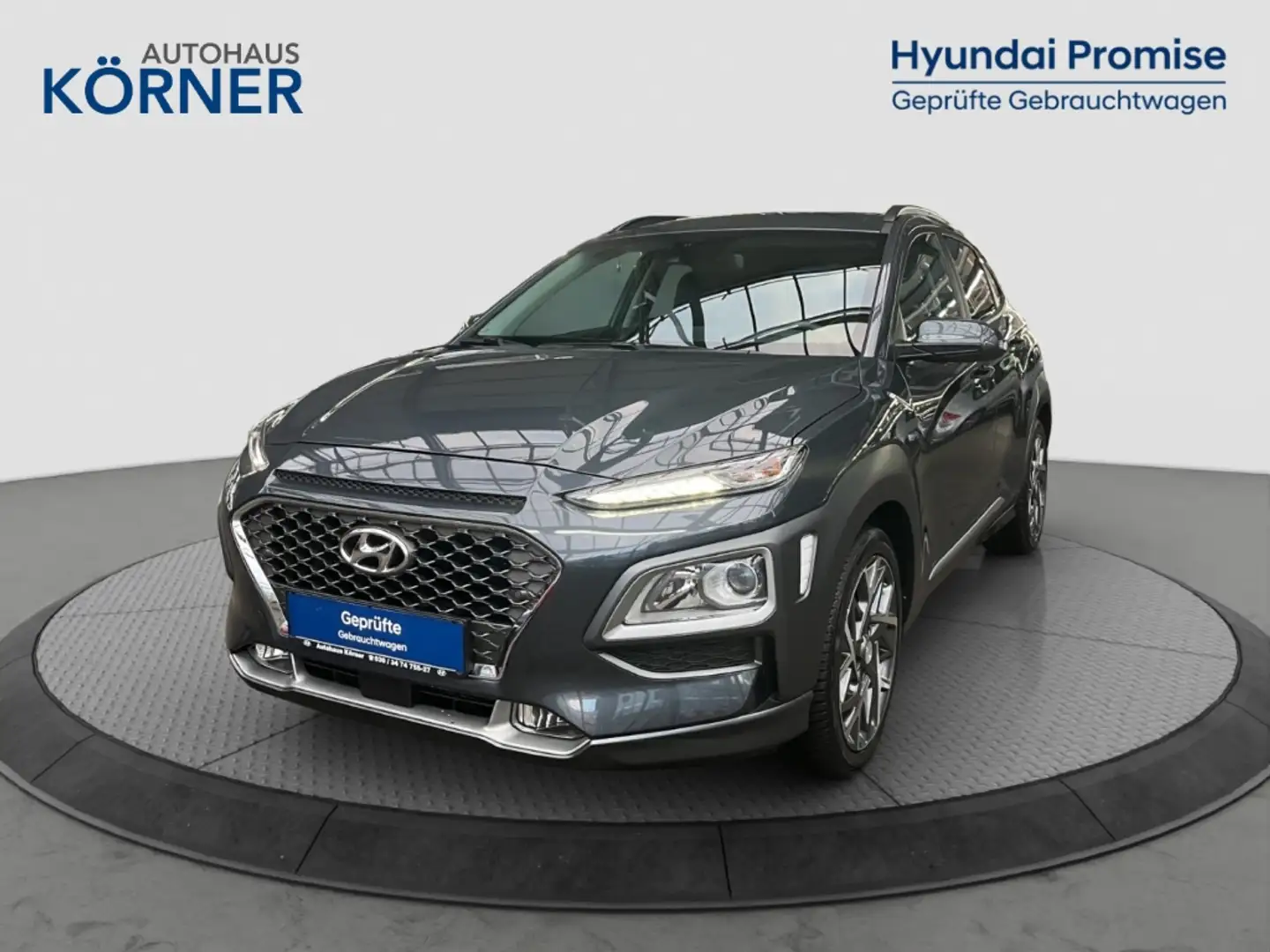 Hyundai KONA Hybrid STYLE *HUD*SITZHZG*NAVI*CAM*DAB* Grau - 2