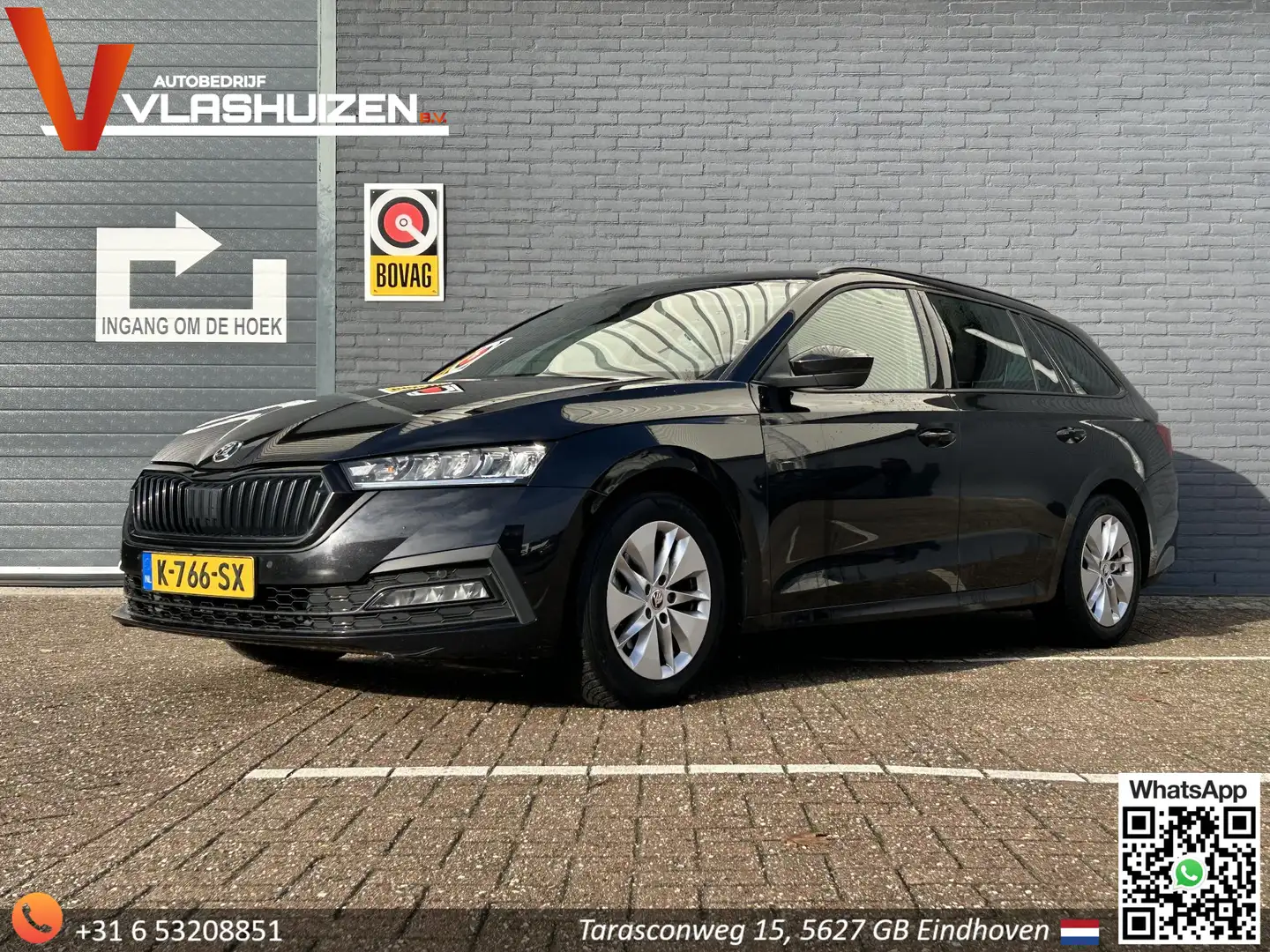 Skoda Octavia Combi 1.0 e-TSI Sport Business | € 9.500,- NETTO! Zwart - 1