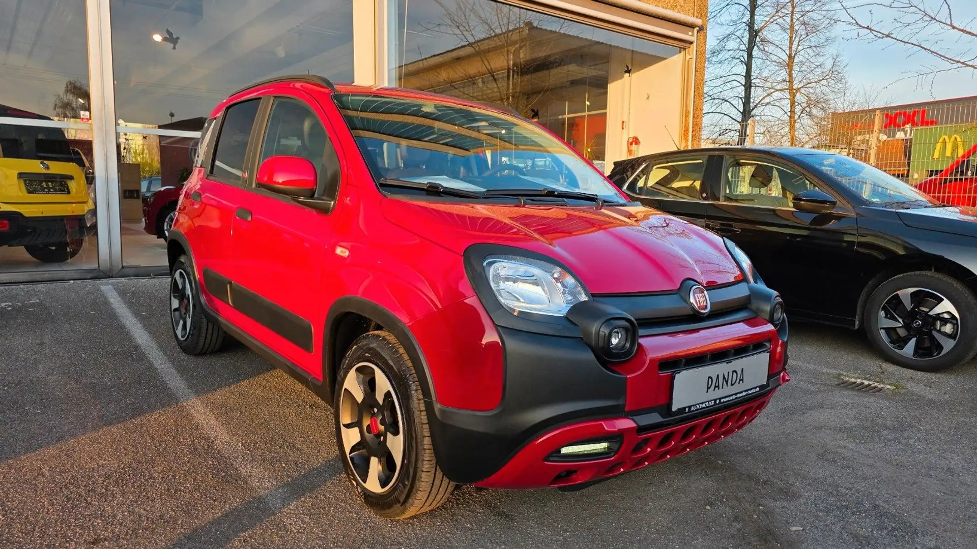 Fiat Panda 1.0 Hybrid 70 PS "RED"-Klima, CarPlay, PDC Rojo - 1