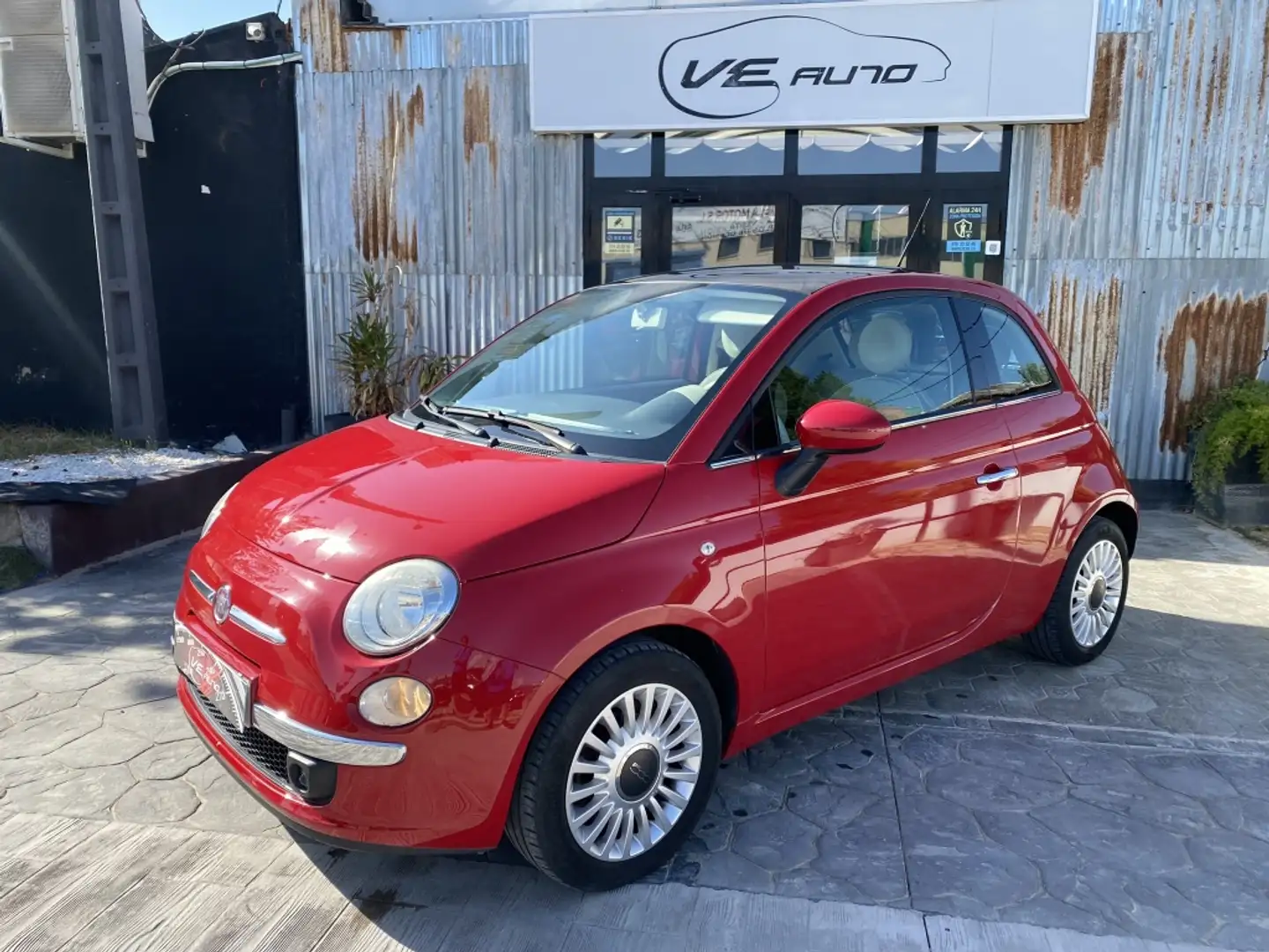 Fiat 500 1.2 Lounge Rouge - 2