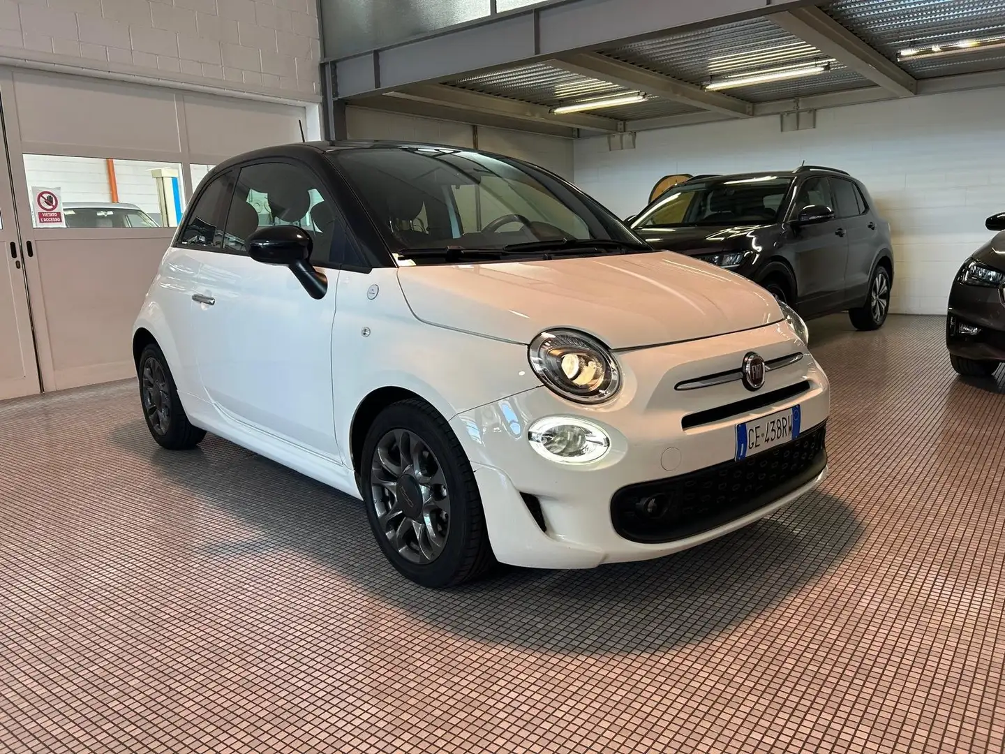 Fiat 500 500 1.0 hybrid Hey Google 70cv Blanc - 1