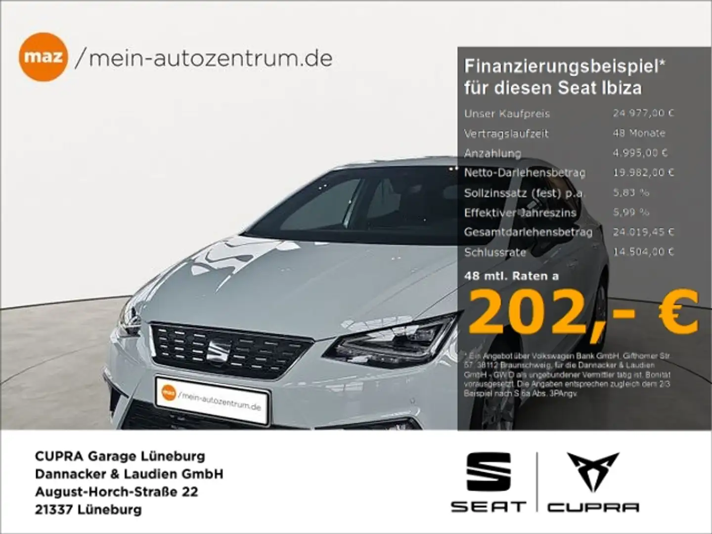 SEAT Ibiza 1.0 TSI Xcellence PDC Kamera LED Winterpak Weiß - 1