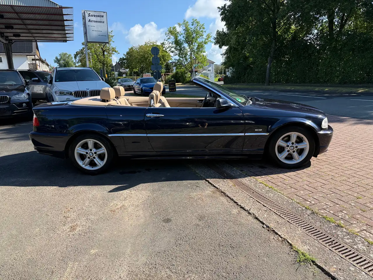 BMW 320 CI e46 Cabrio Leder beige Automatik 16 Zoll Alu, foto 4